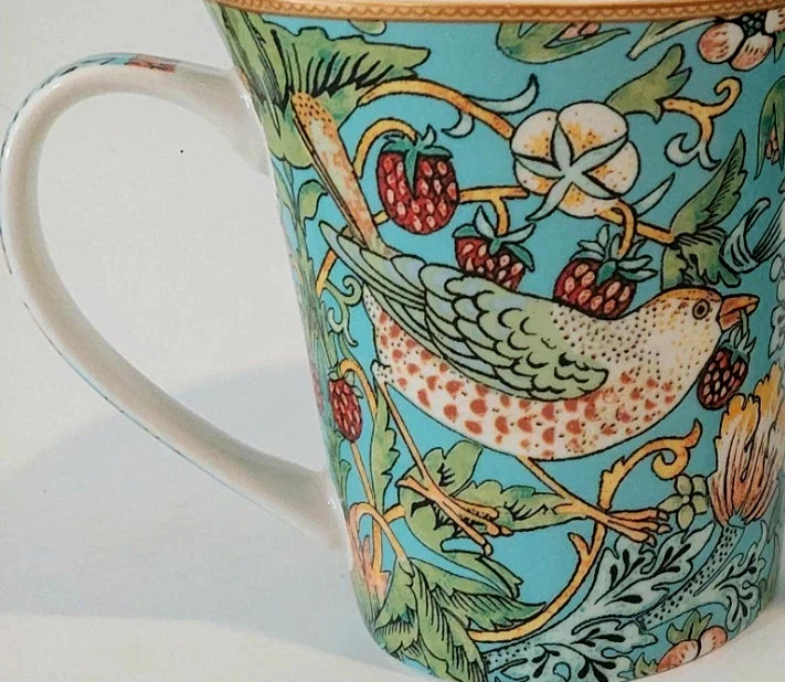 NEW! William Morris- Morris & Co STRAWBERRY THIEF- Coffee/Tea Mug Cup-CHOOSE QTY