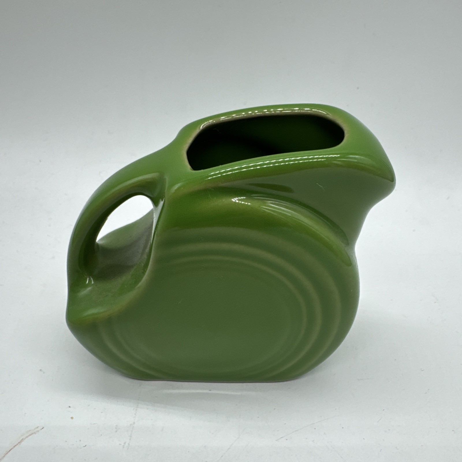 Fiesta Shamrock Green Mini Disk Pitcher Creamer First Quality New Never Used