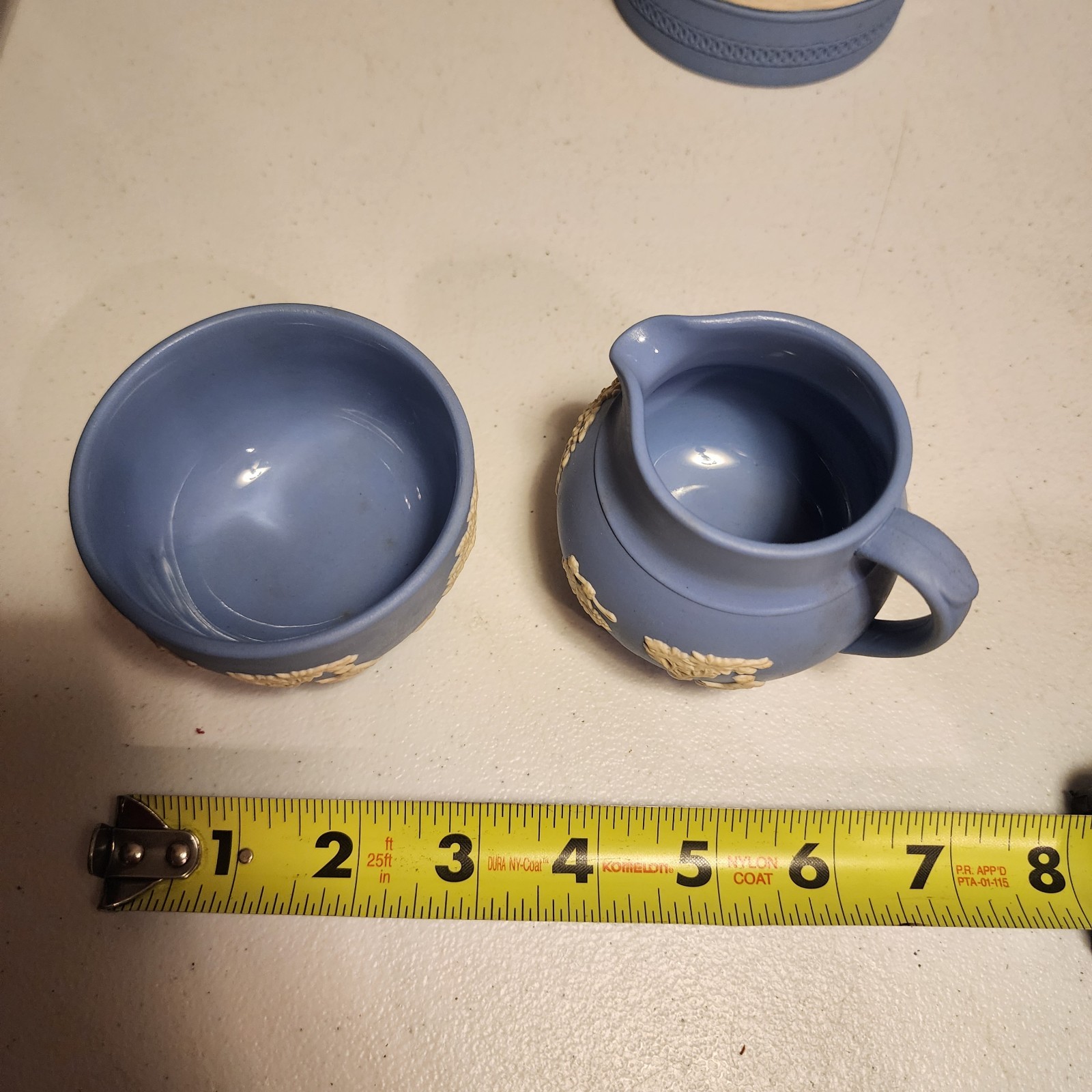 Vintage Dudson Hanley Blue Jasperware 19pc Coffee & Tea Service -…
