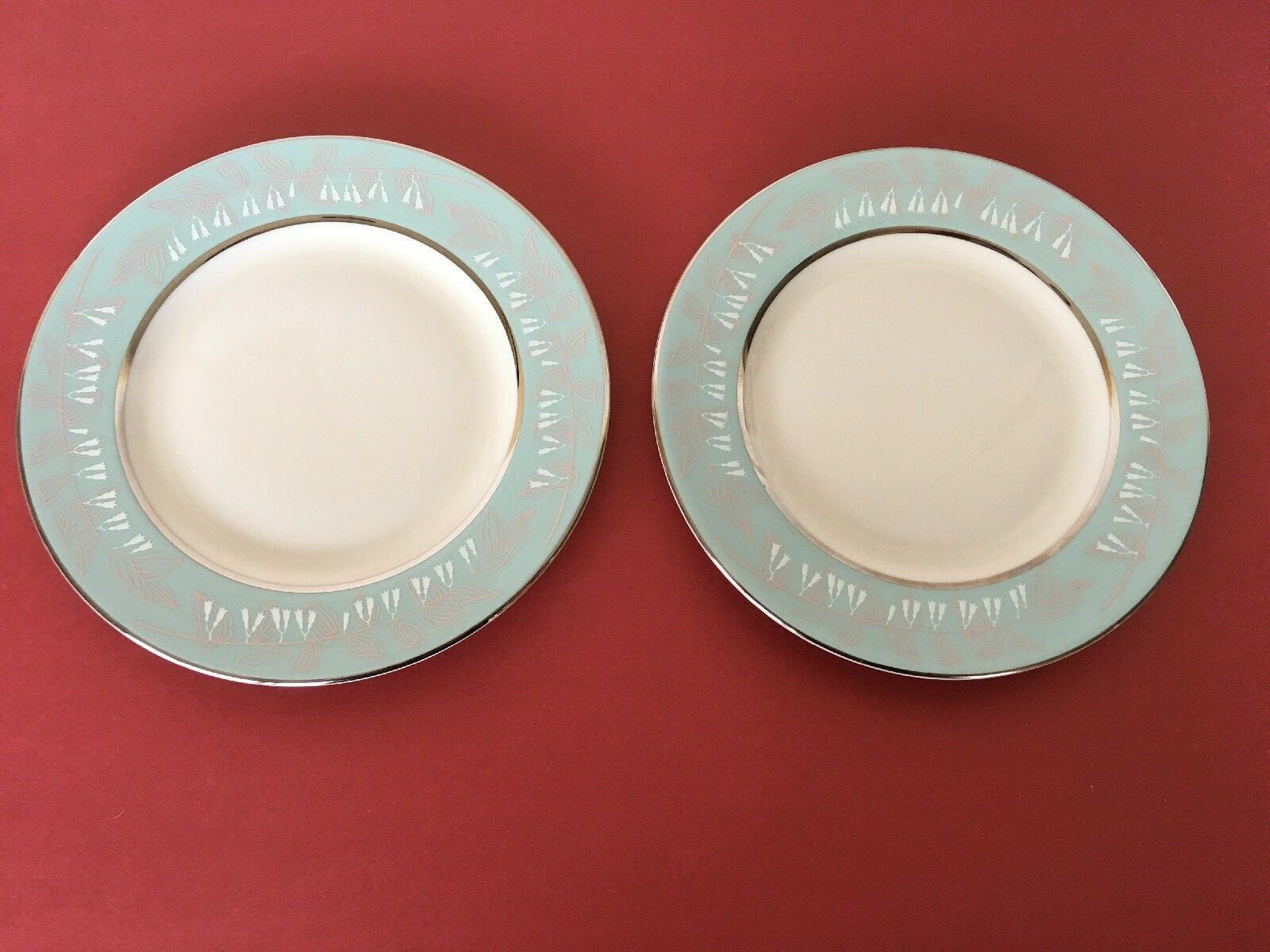 2 Vintage Nancy Prentiss Foxhall Bread and Butter Plates USA c1960s EUC 6 1/2″