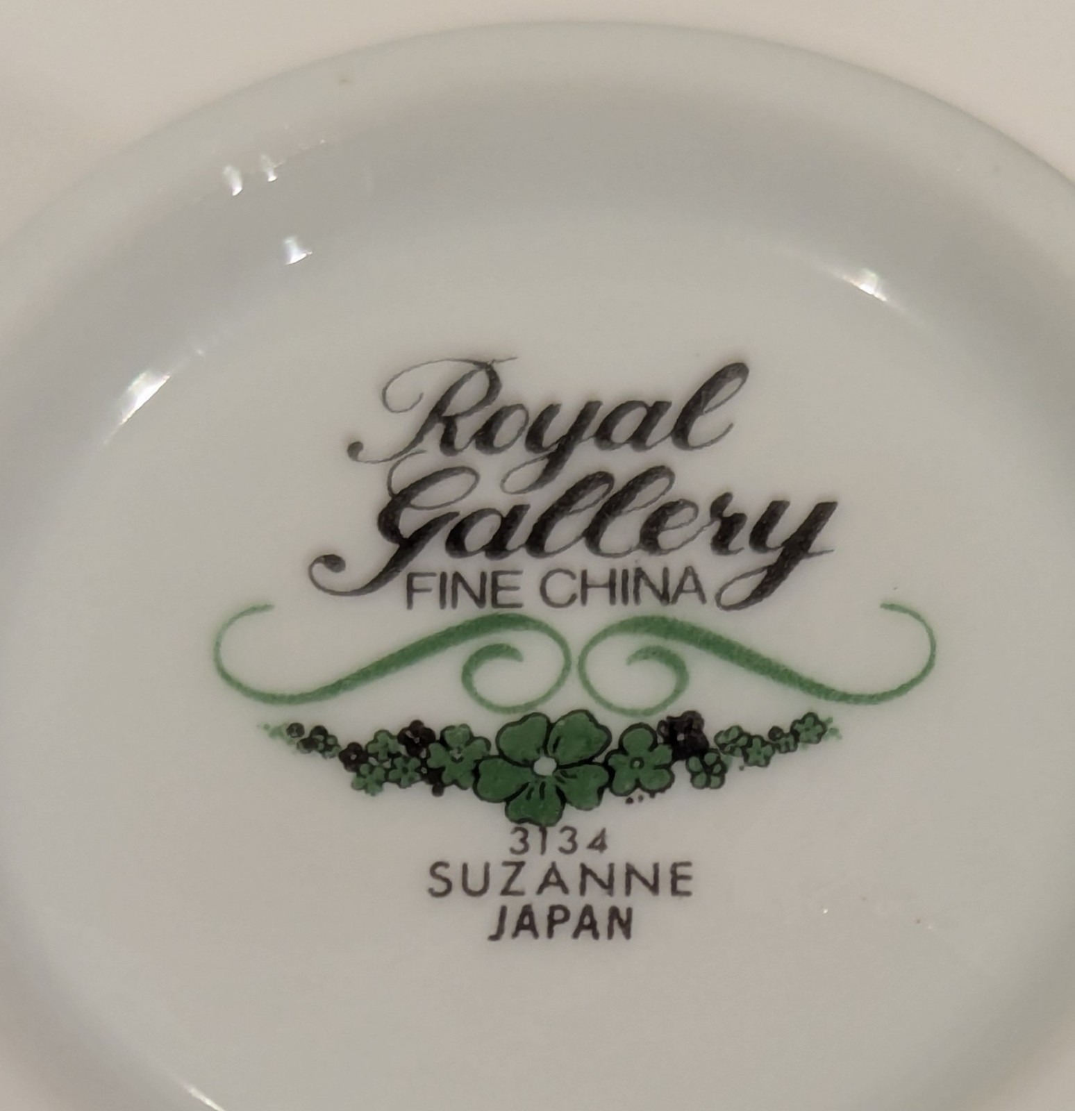 Royal Gallery Suzanne Creamer & Sugar Bowl Set, Floral Design 3134 Japan Vintage
