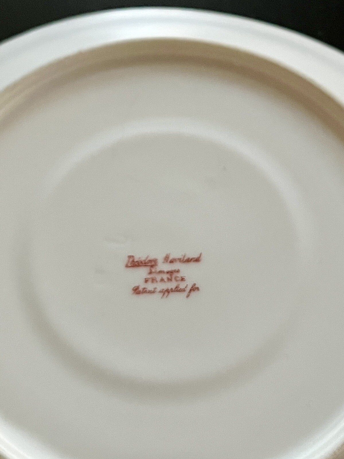 Vintage Theodore Haviland Limoges France Schleiger 891 Fine Bone China Saucer