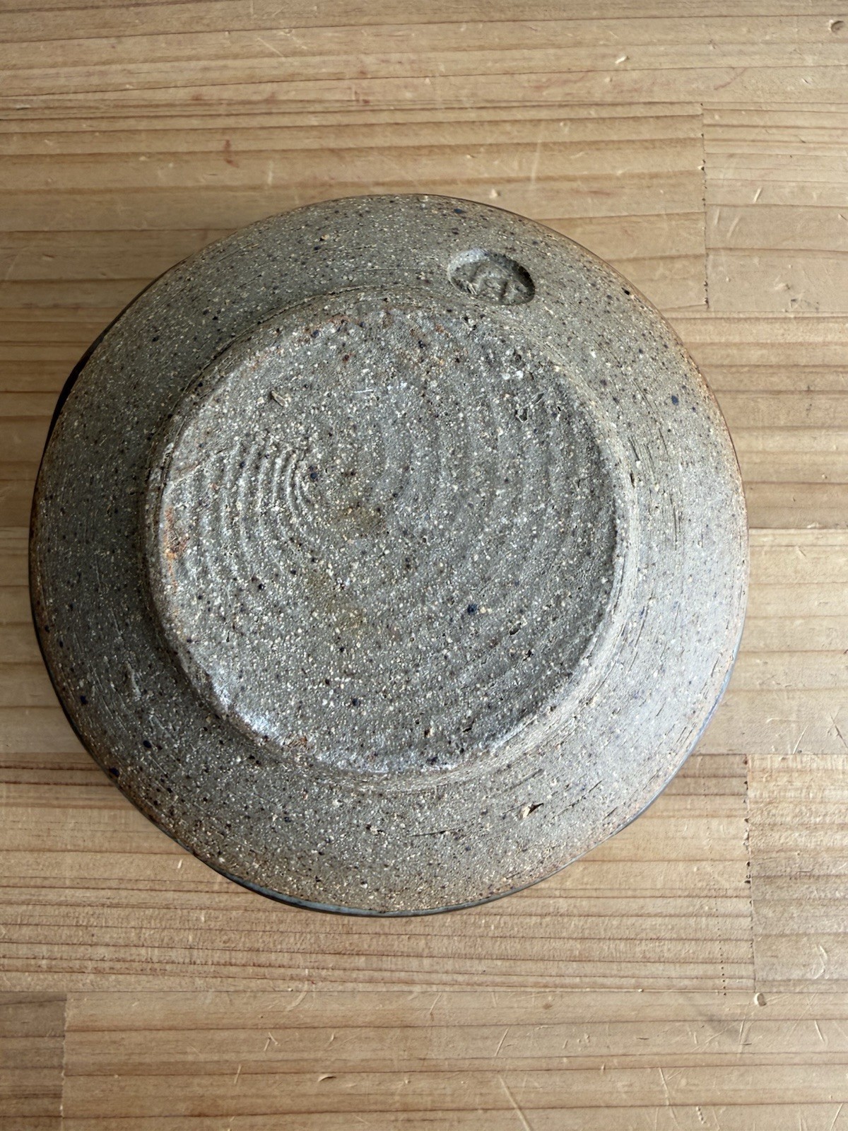 Vintage Pottery Ceramic Bowl w/ Makers Mark Matcha Tea Bowl Home Decor