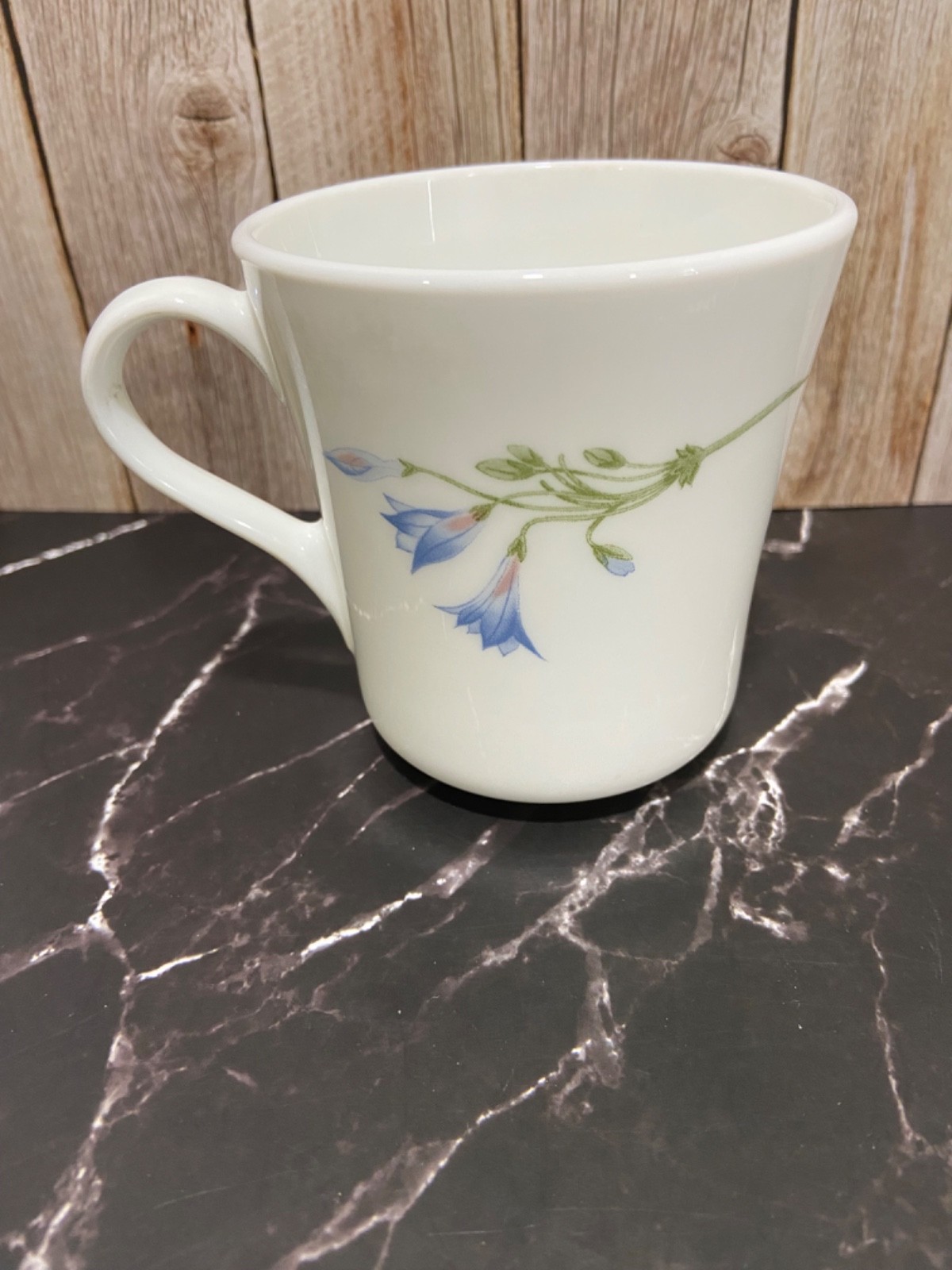 Vintage (1994-97) Corning Blue Dusk Coffee Cups Set of 6 EUC!!!