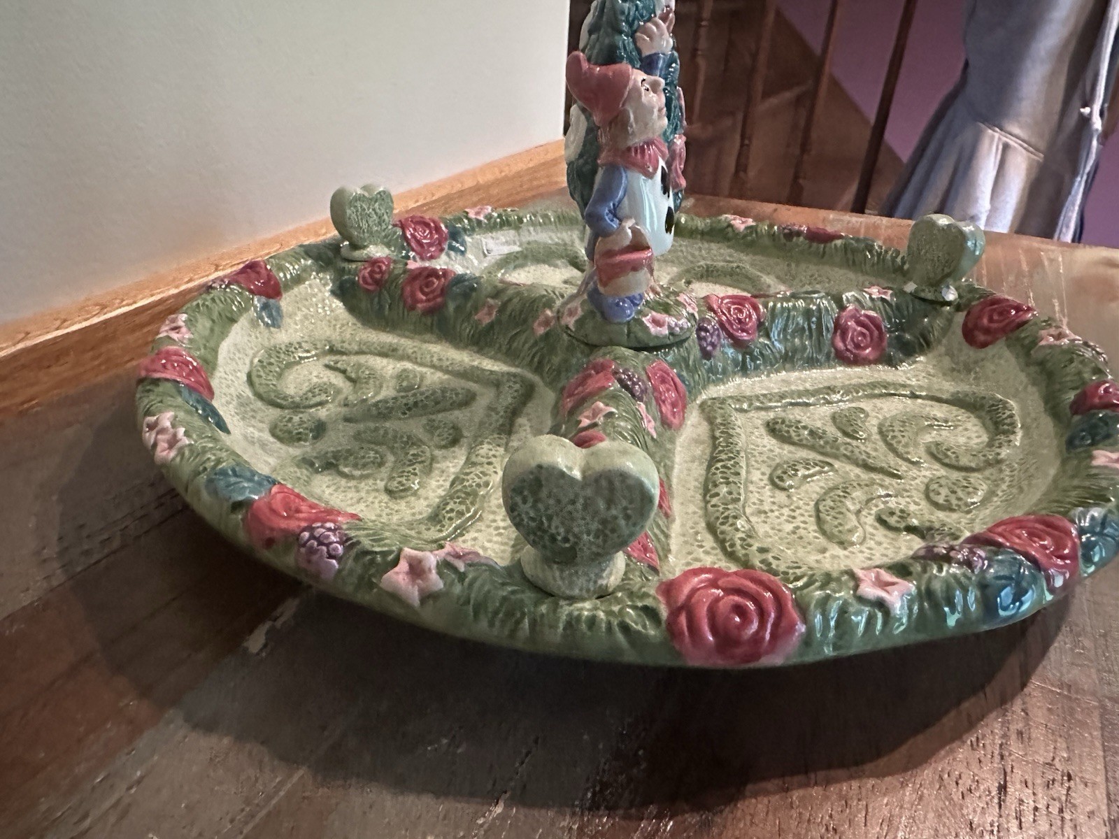 Alice In Wonderland Vintage Fitz & Floyd Serving Platter Tray Dish Ceramic Plate