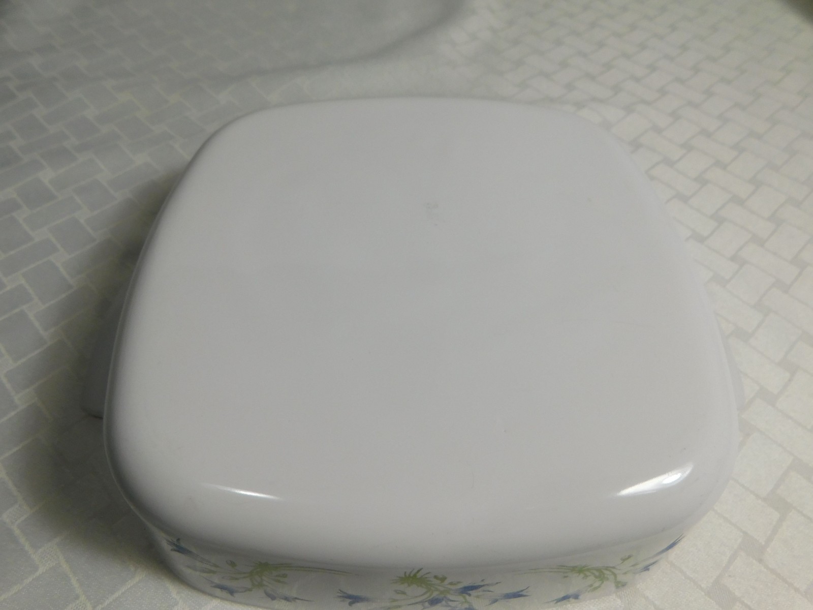 Set of 2 Vintage Corning Blue Dusk Casserole Baking Dishes with Lids, 1L &2L