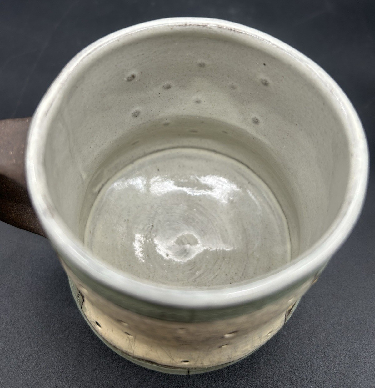 Mark Arnold 2017 Portfolio Art Pottery Organic Free Form Ceramic Mug