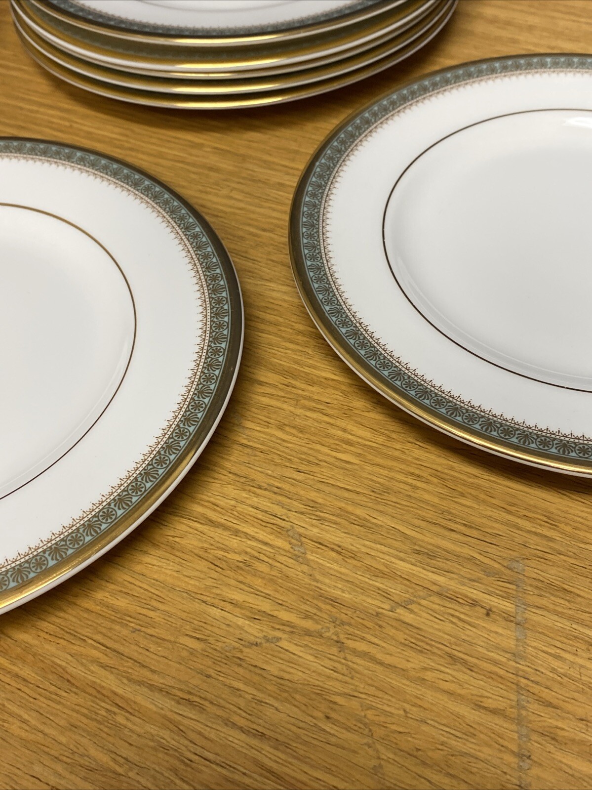 8 Royal Doulton England Clarendon 6 1/2” Bread Plates