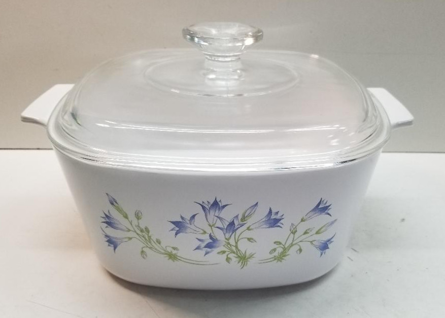 Corning Ware Blue Dusk A-3-B 3 qt Covered Casserole Dish w/ Lid MINT!