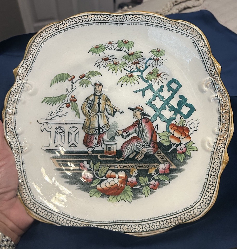 Antique Beech & Hancock PEKIN Plate/bowl, 9.5”
