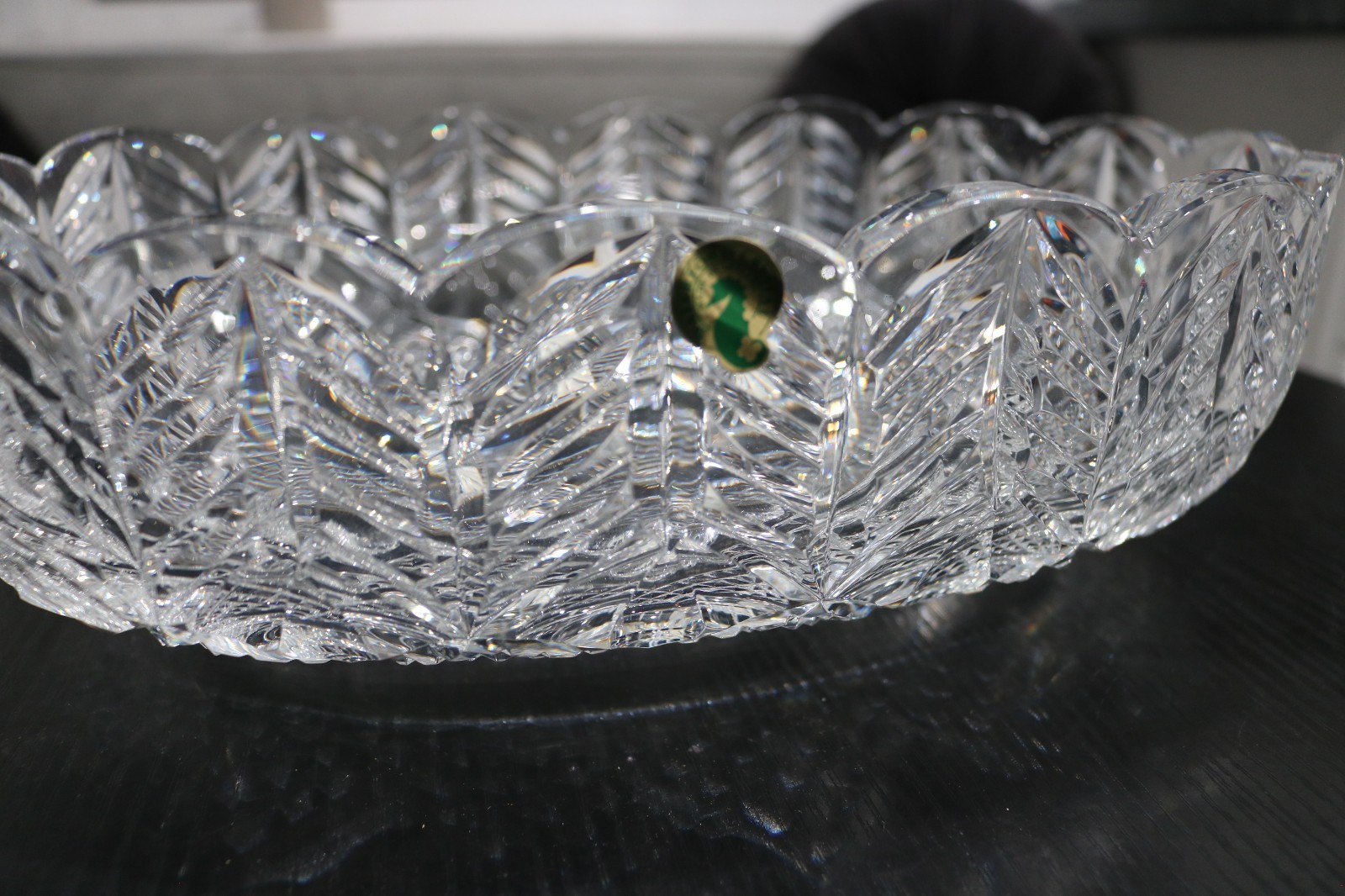 RARE Waterford Limited Edition Oval North Shore Bowl 47/50 Signed by Jim O’Leary