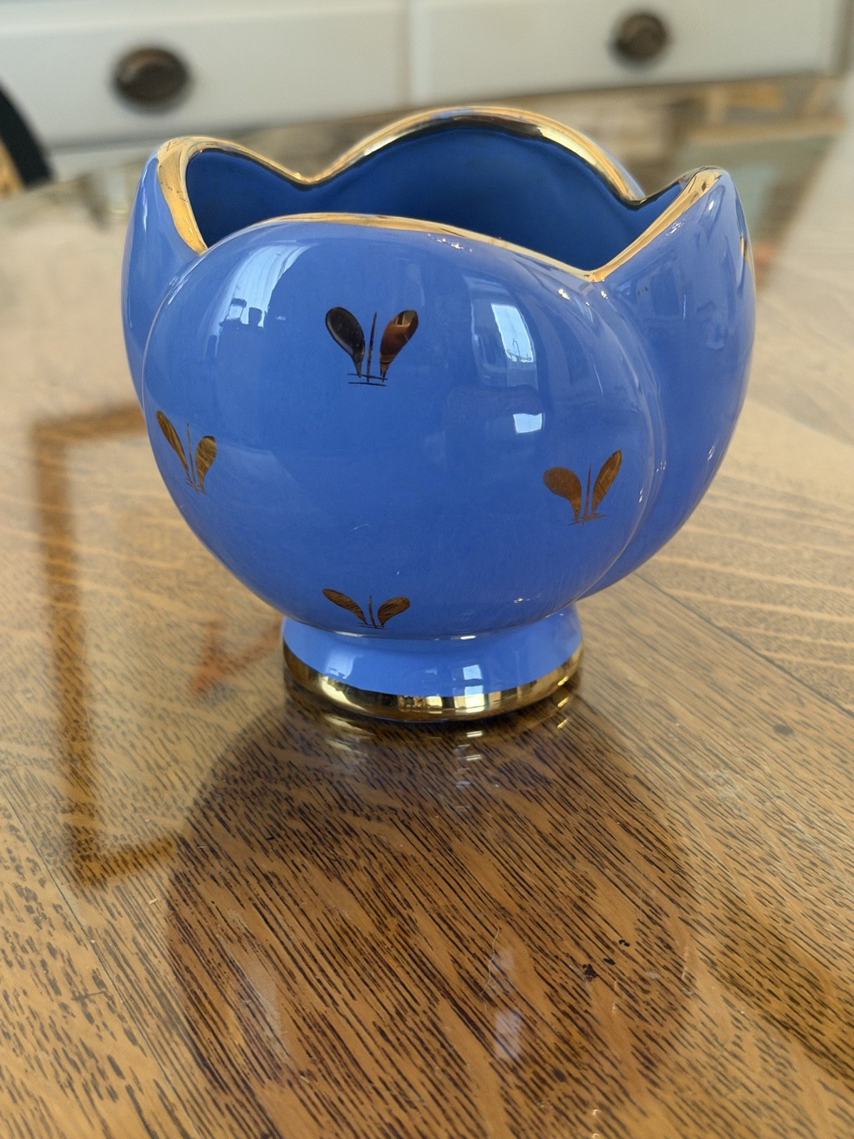 Vintage Upsala-Ekeby Ceramic Bowl, “Safir” (Sapphire) series – MCM Sweden