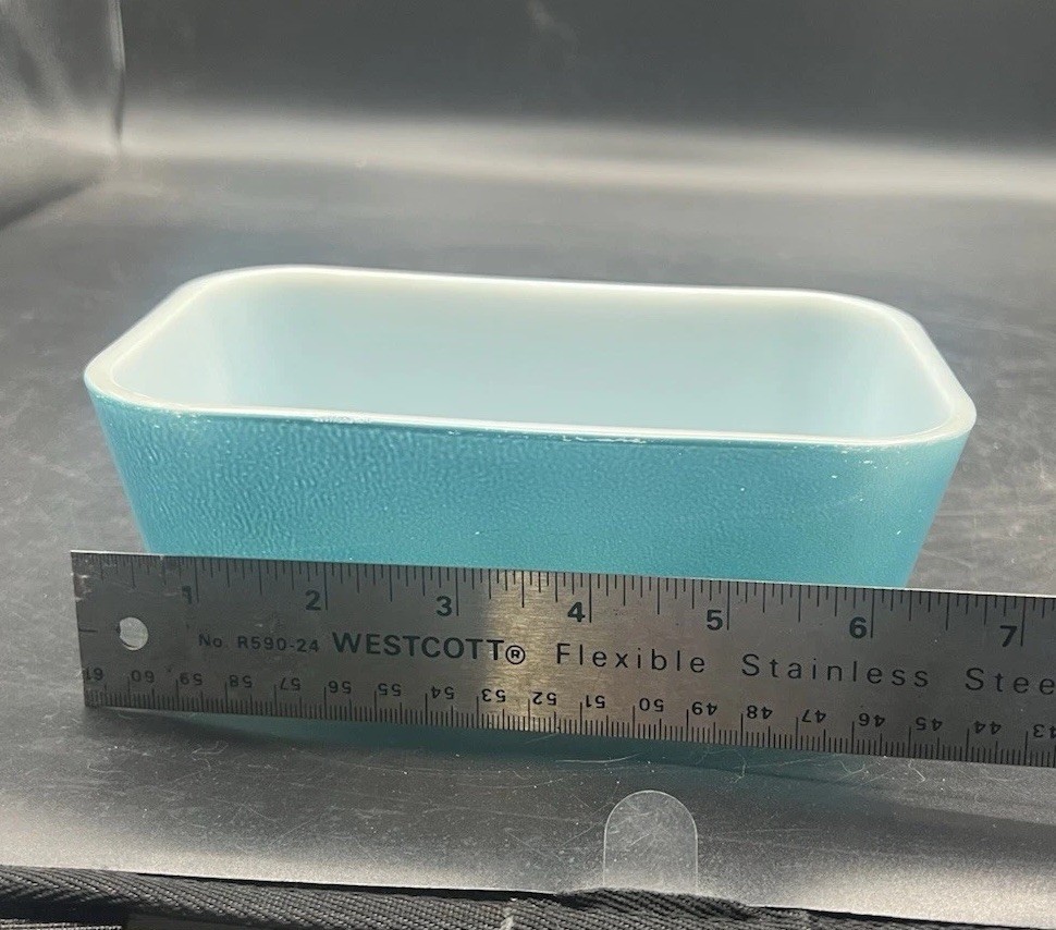 Pyrex Primary Blue Refrigerator Dish T.M. Reg A-32 502-B Vintage