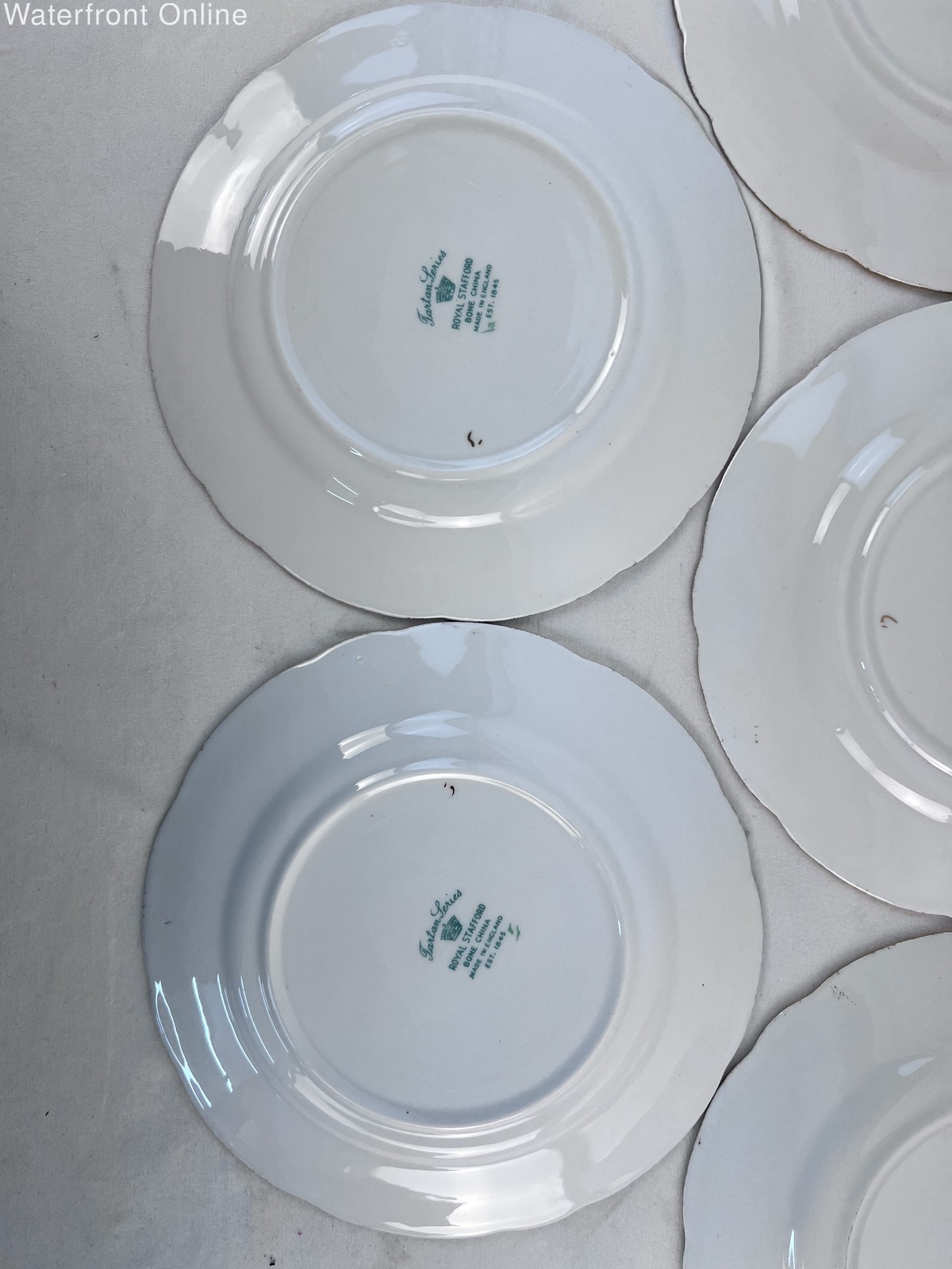 Royal Stafford Tartan Series MacKenzie Bone China 6.5″ Plate Set of 5