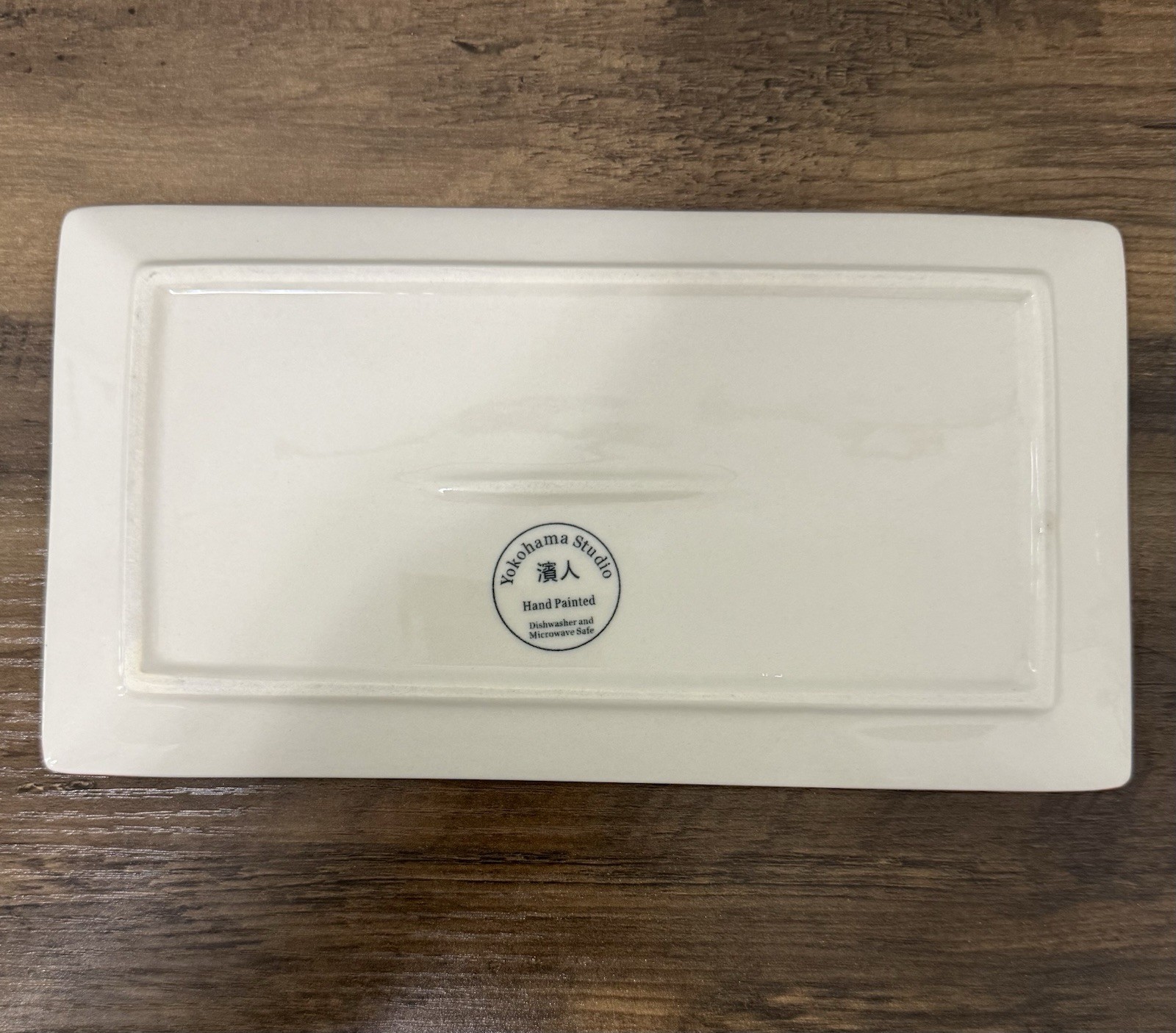 Yokohama Studio Small Tray Hand Painted Embossed Floral