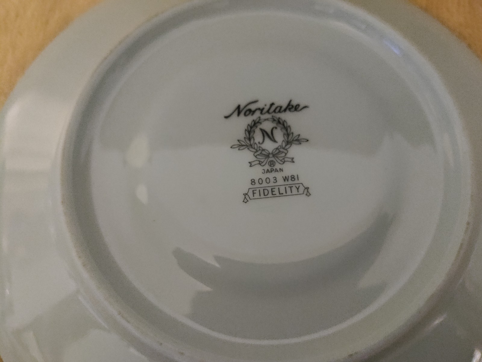 Noritake China Fidelity 4 Cup & 4 Saucers Baby Blue With Gold Trim 8003 W81
