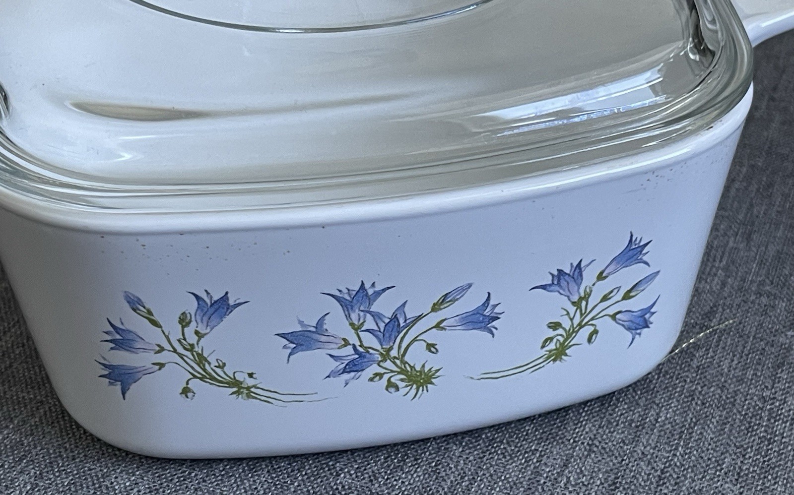 Vintage 90’s CorningWare Blue Dusk 1.5L Casserole Dish w/ Glass Lid A-1.5-B EUC