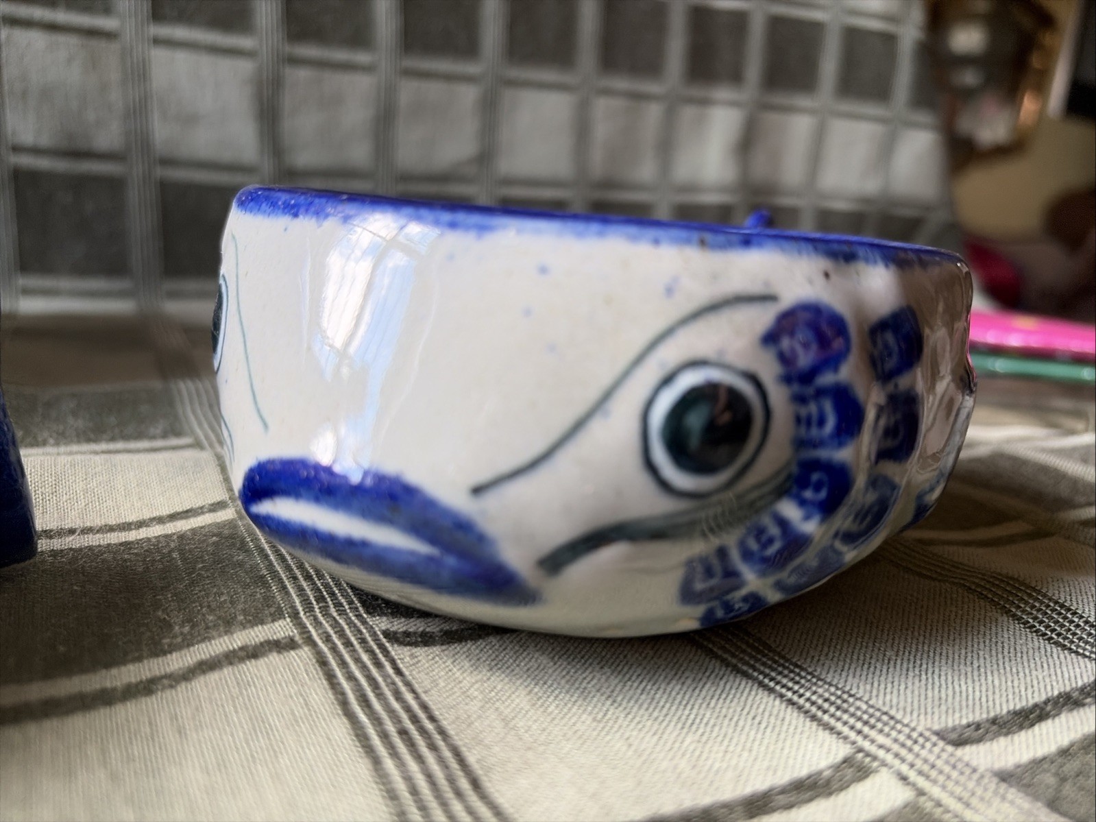 4 Mexico Ceramica Xochiquetzal Fish Bowls Pottery Teresa Duran 1972 RARE