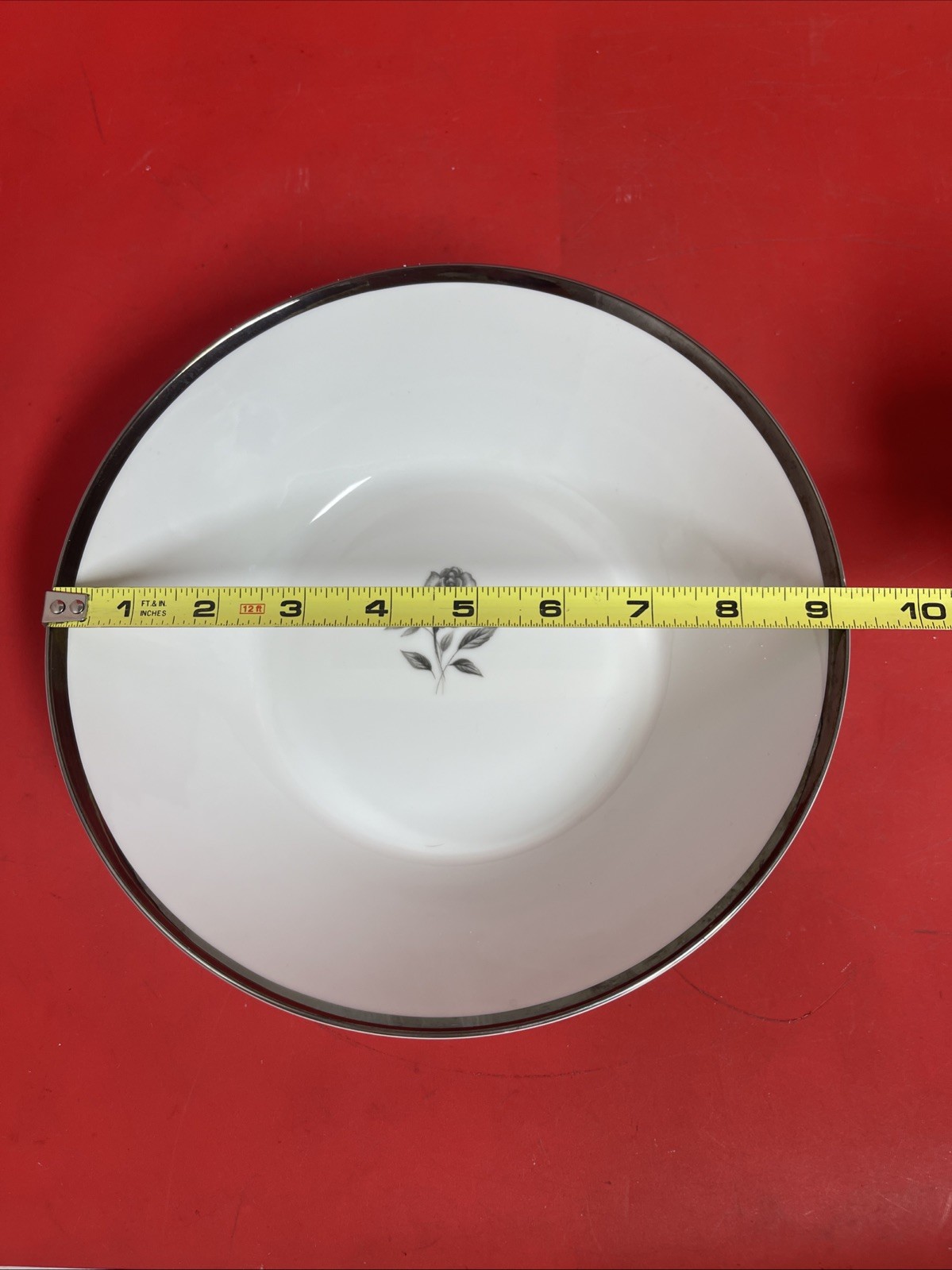 Rosemont Empress China of Japan Salad or Vegetable Bowl Platinum Trim #121