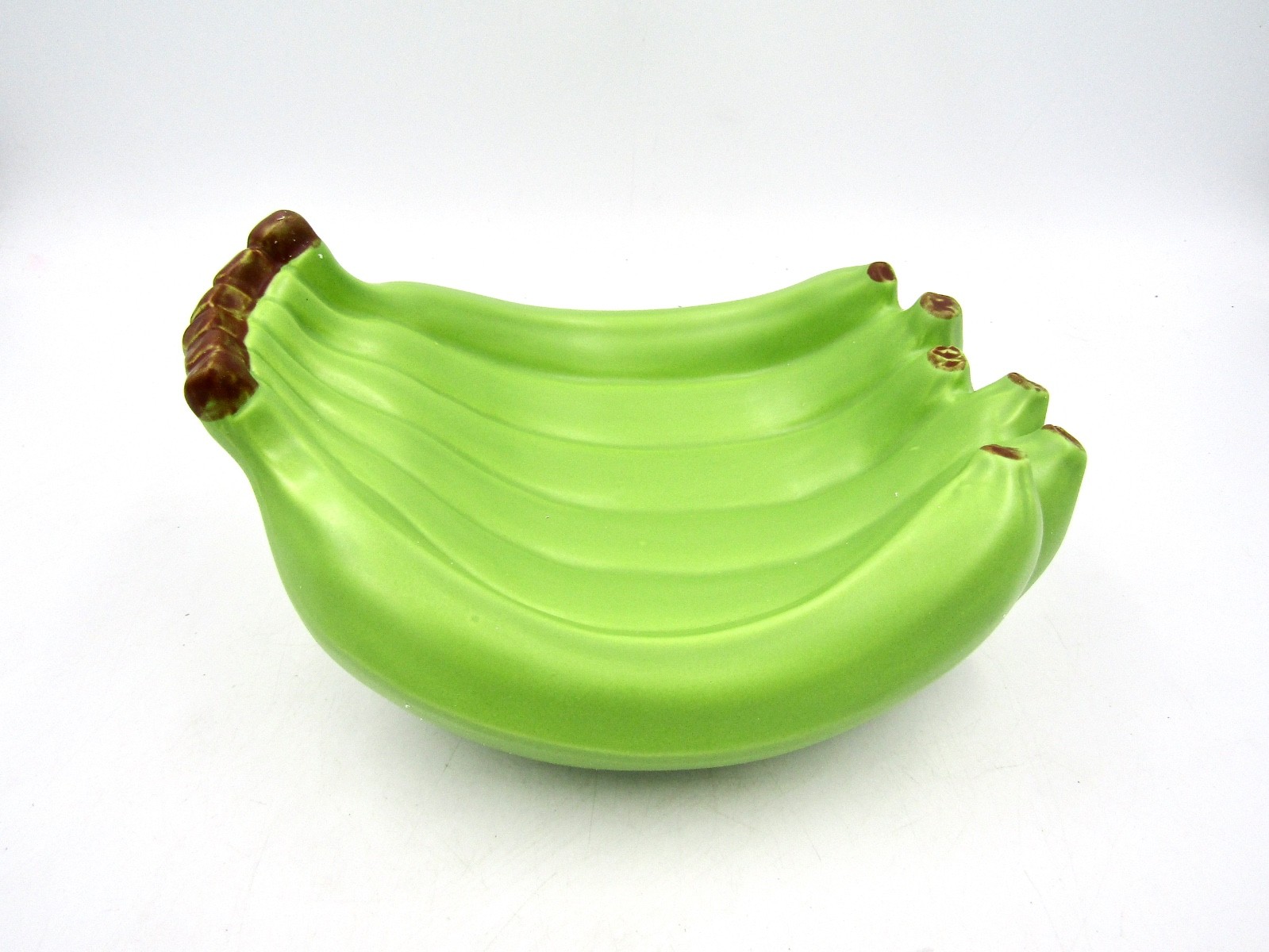 Ceramic Decorative Bowl Green Banana Shaped Fruit Bowl – Home Decoration Table
