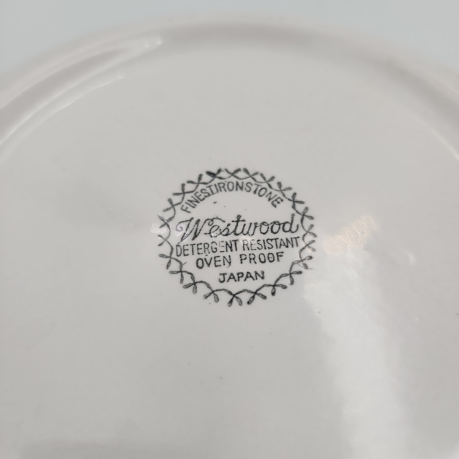 Vintage Westwood Finest Ironstone “Fruits And Veggies” Serving Bowl Ceramic