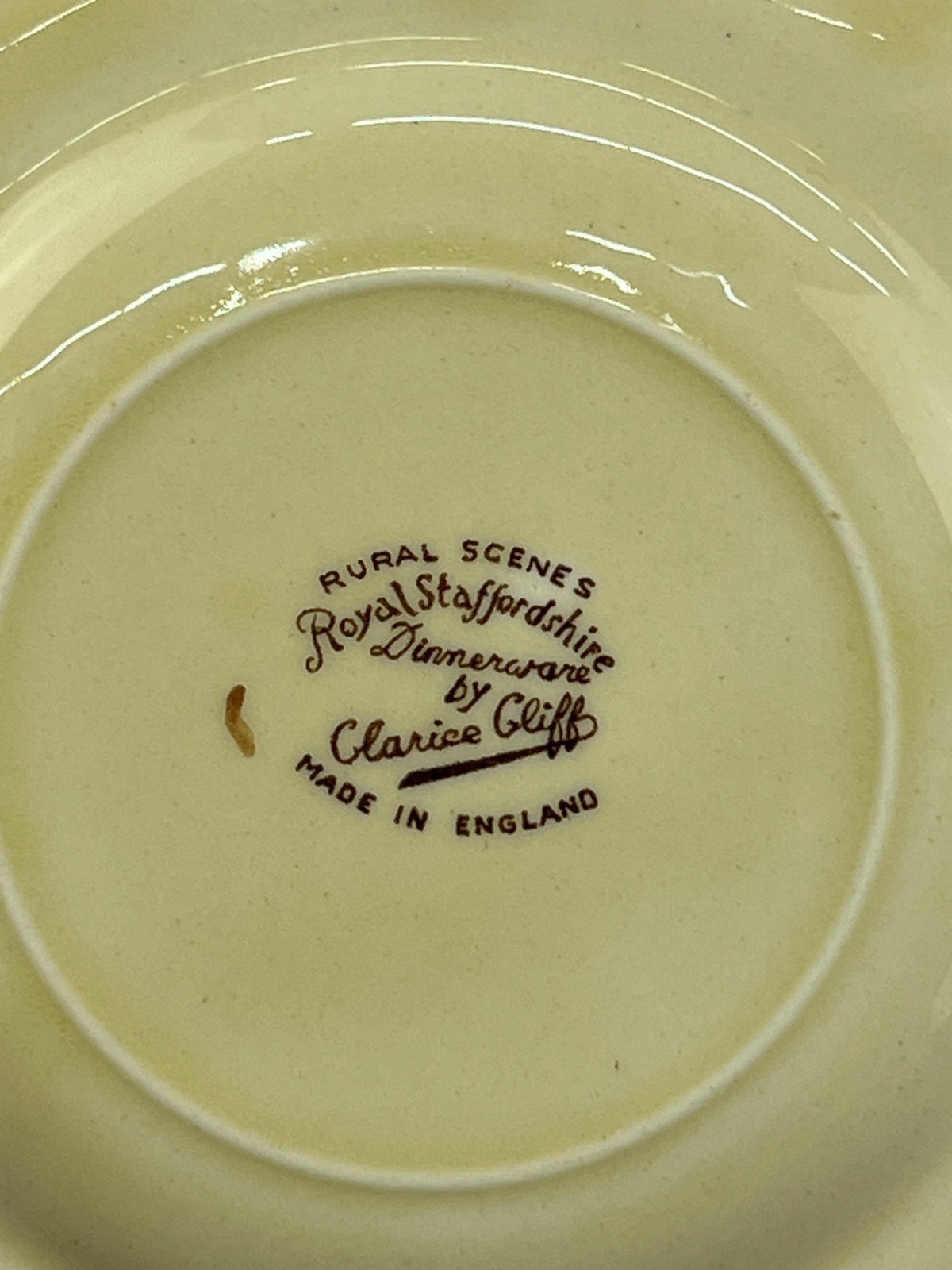 16 Arthur J Wilkinson RURAL SCENES Brown Multicolor Transfer 6 1/2″ Bread Plates