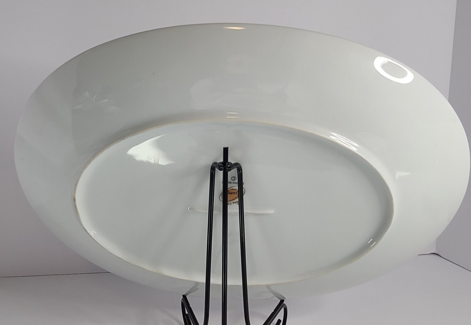 Sango Japan Bamboo Knight Fine China Platinum Band Serving Platter 11×14 Vintage