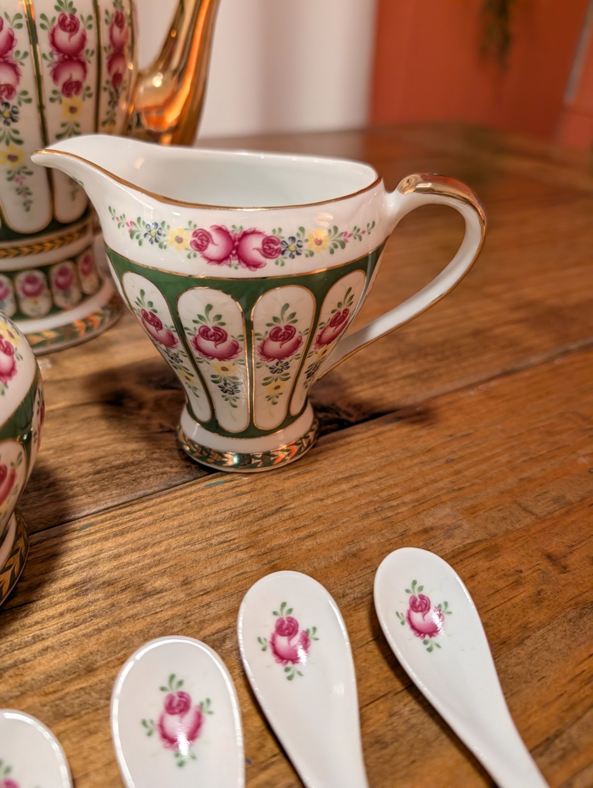 Vintage Sorelle Fine Porcelain Floral 22pc Tea Set