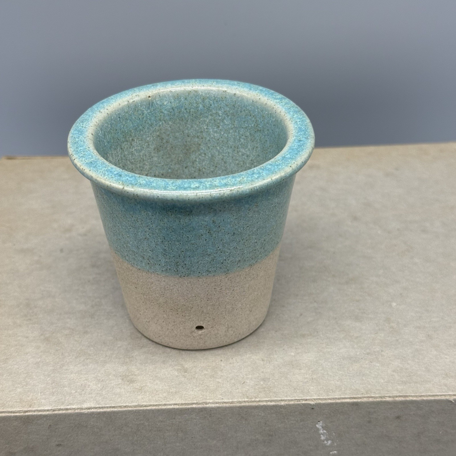 Glidden Pottery Teapot Tea Infuser Marked 607 Turquoise Alfred New York