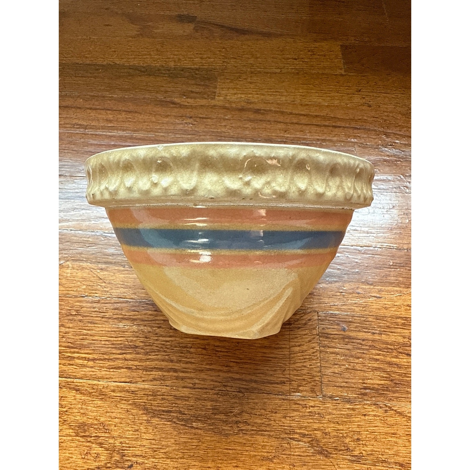 Vintage McCoy Pottery Mixing Bowl Kitchenware circa 1920s 6 1/2”