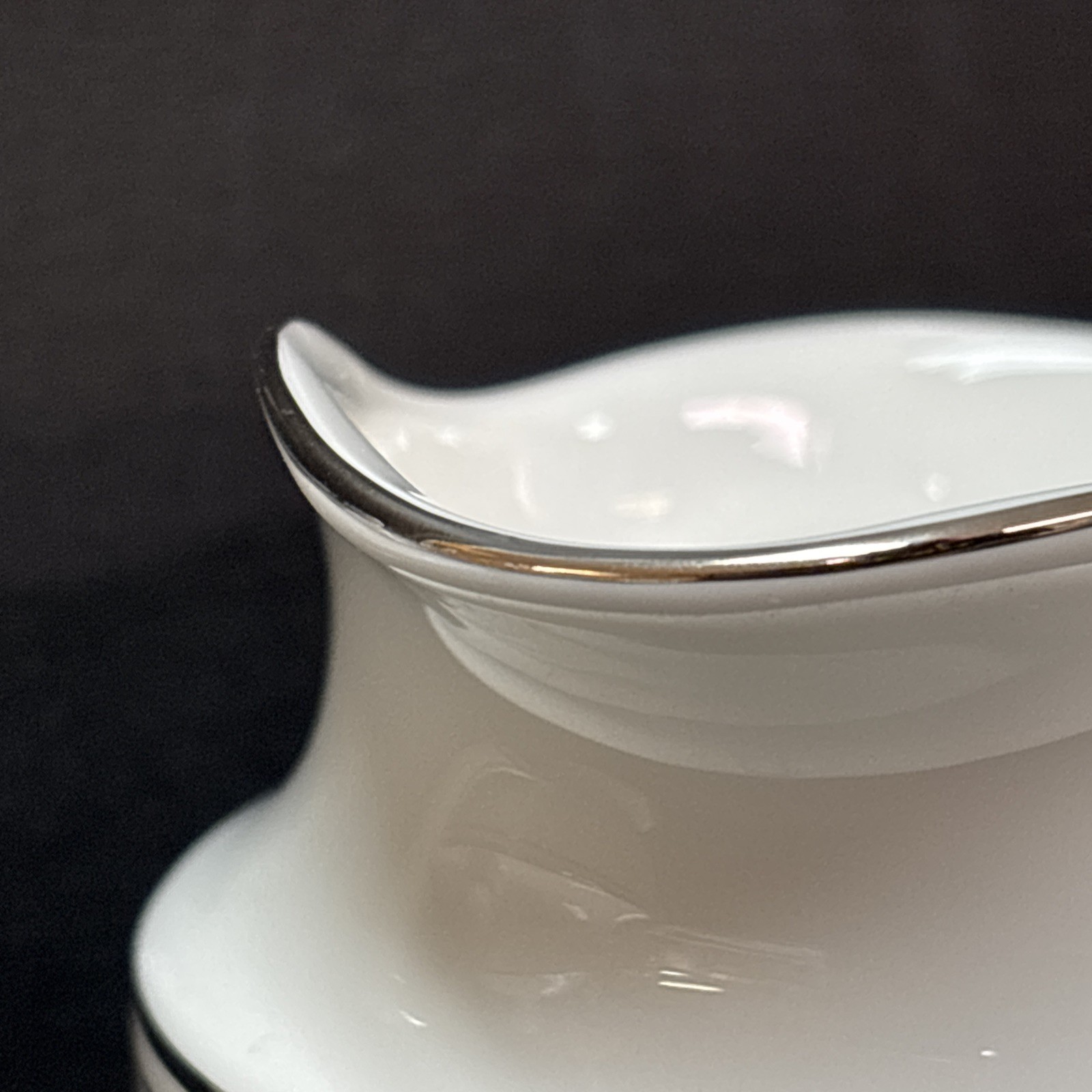 Lenox FEDERAL PLATINUM Creamer and Sugar Bowl with Lid Set ~ Still with Tags!