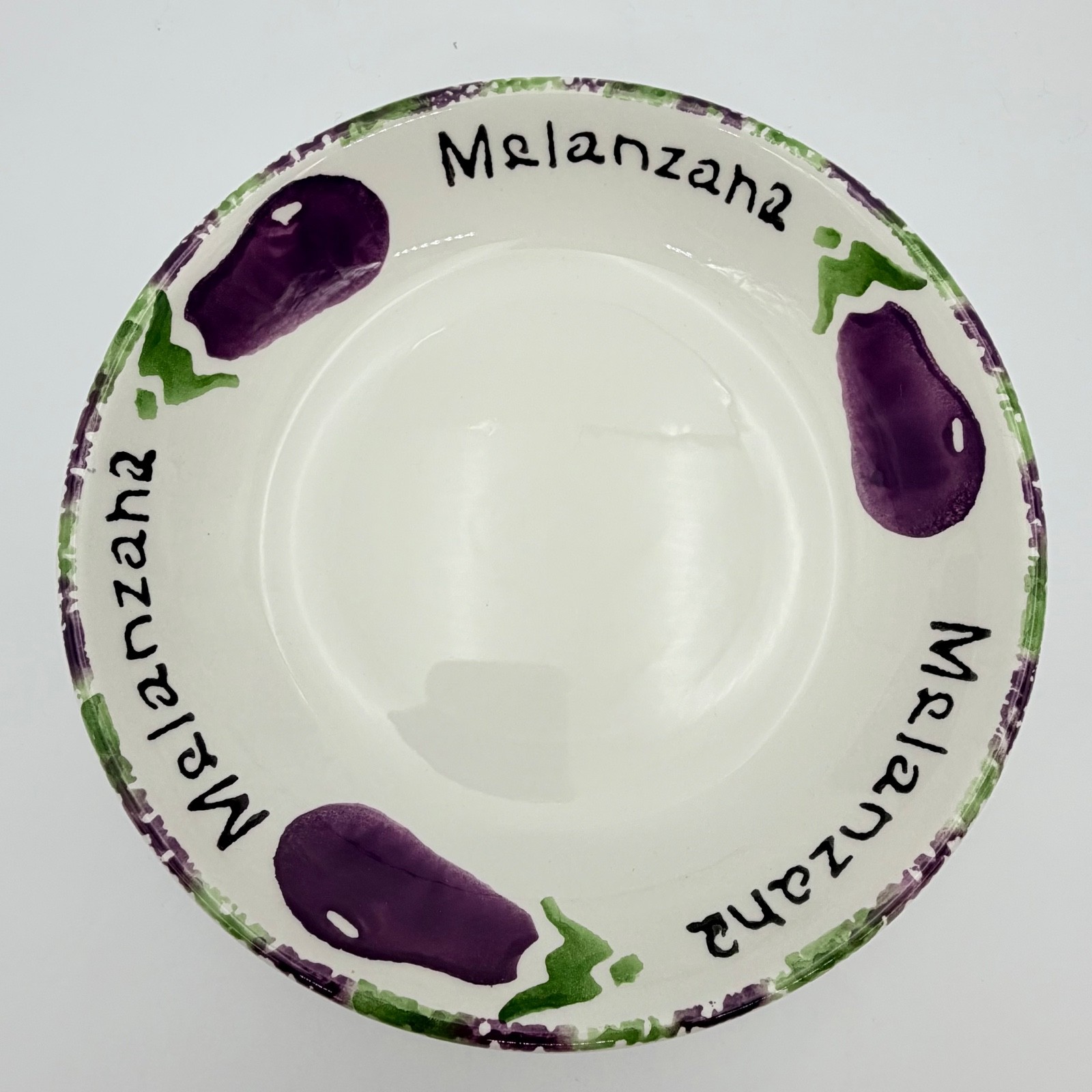 Pier 1 Pomodoro Pasta Bowl Set 5 Pc Italy Aglio Mixed Vegetables Hand Painted
