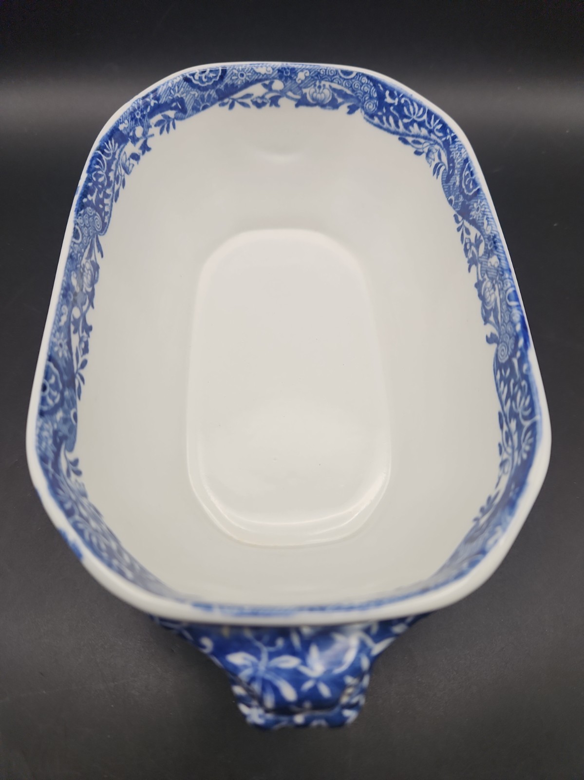 Stunning! Copeland Spode Sauce Tureen “Italian” Pattern 4-Piece Set CA 1891-1920