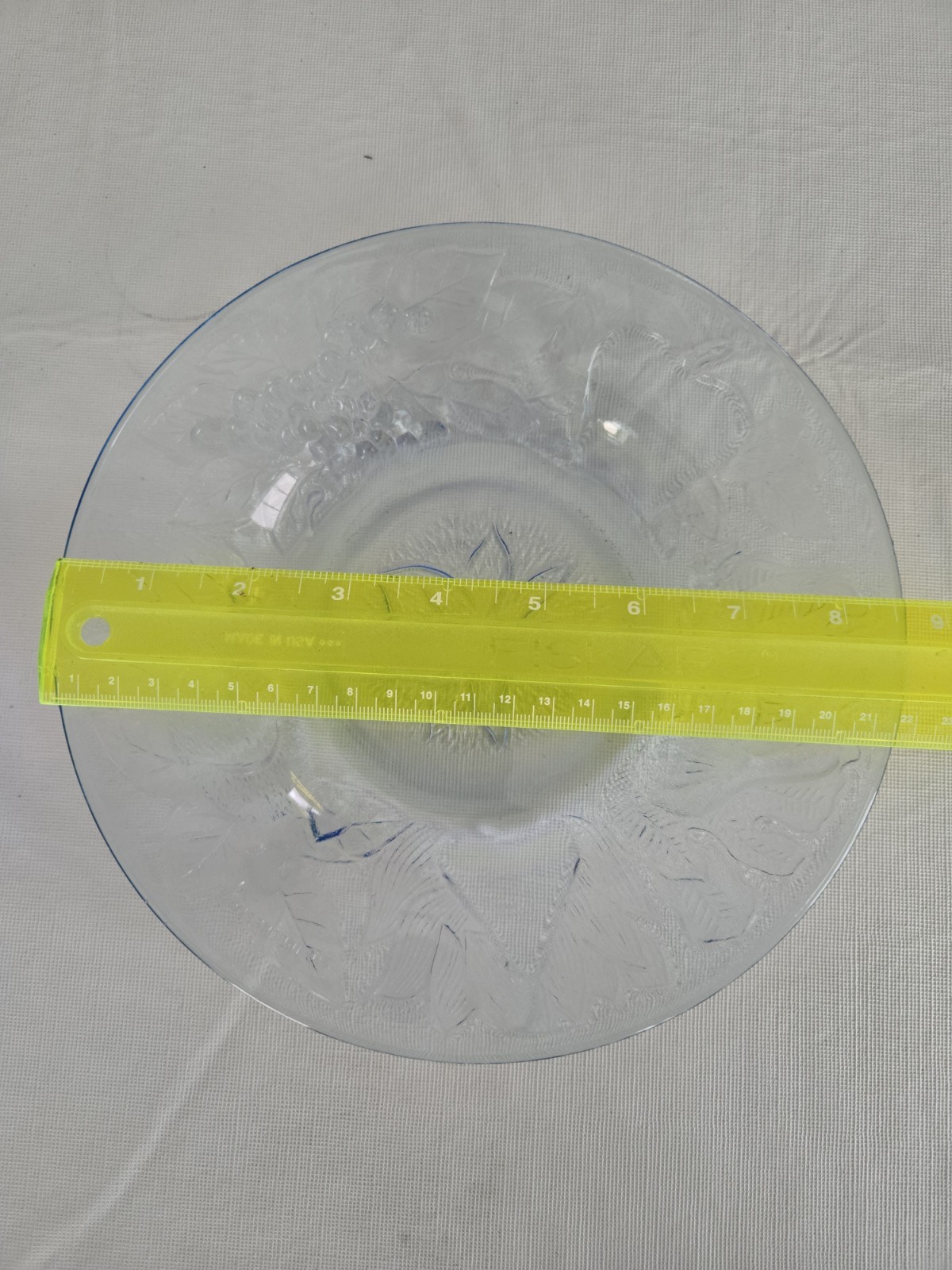 Vintage KIG Indonesia Ice Blue desert/ fruit/salad plates.