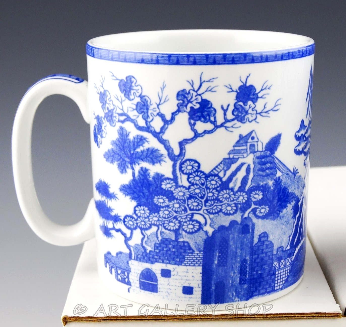 Spode BLUE ROOM COLLECTION MUGS Geranium, Indian Sporting, Greek, Gothic Castle