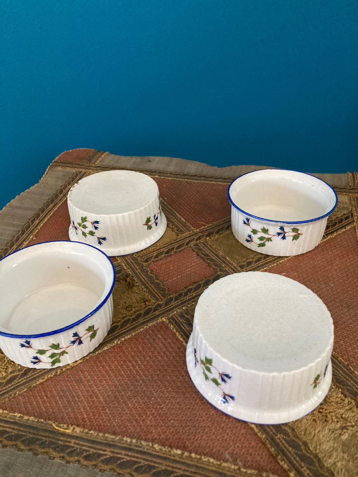 Set of 4 Vintage Limoges 3″ Souffle Baking Dish