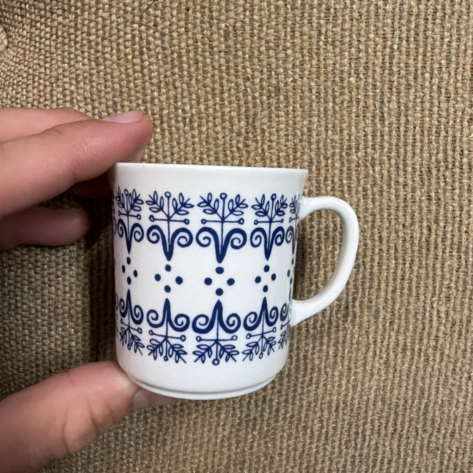 Lot of 2 Vintage MCM Scandinavian Cup & Saucer Sets Norway & Sweden