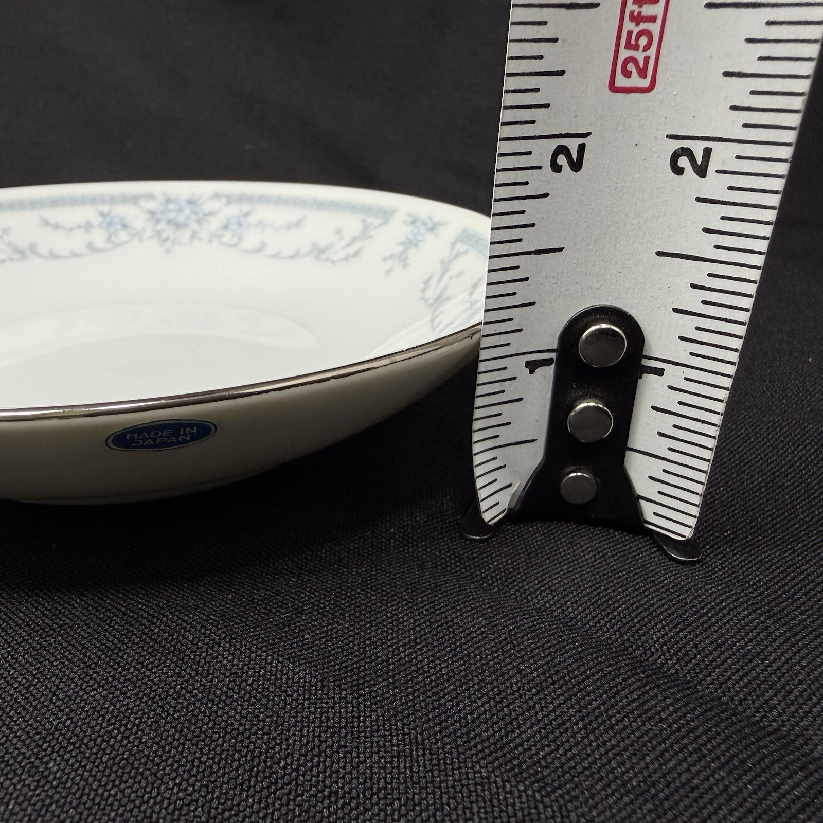 Sheffield Berry Dessert Bowl Blue Whisper Porcelain Fine China Two-Piece Set NWT