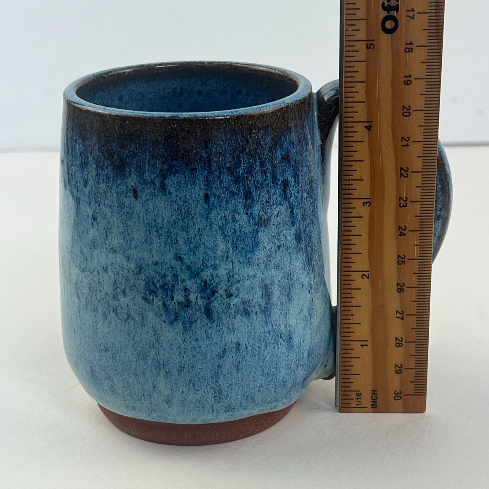Chloe Treu Studio Pottery Mug Rainbow Cup Artisan Handmade Rainy Day Art Ceramic