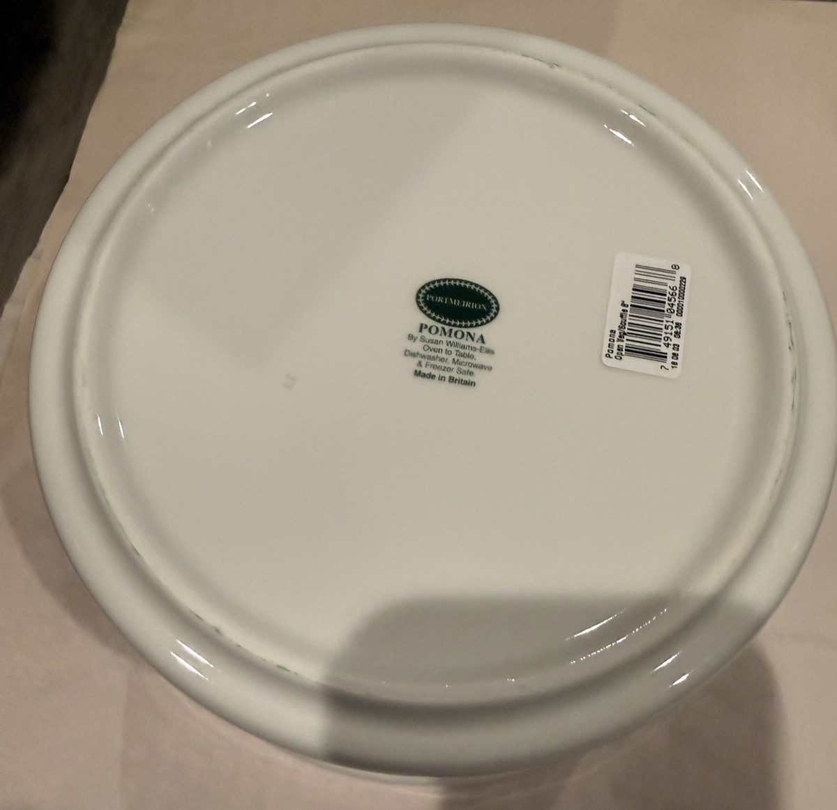 Portmeirion POMONA Vegetable/Souffle DISH NIB