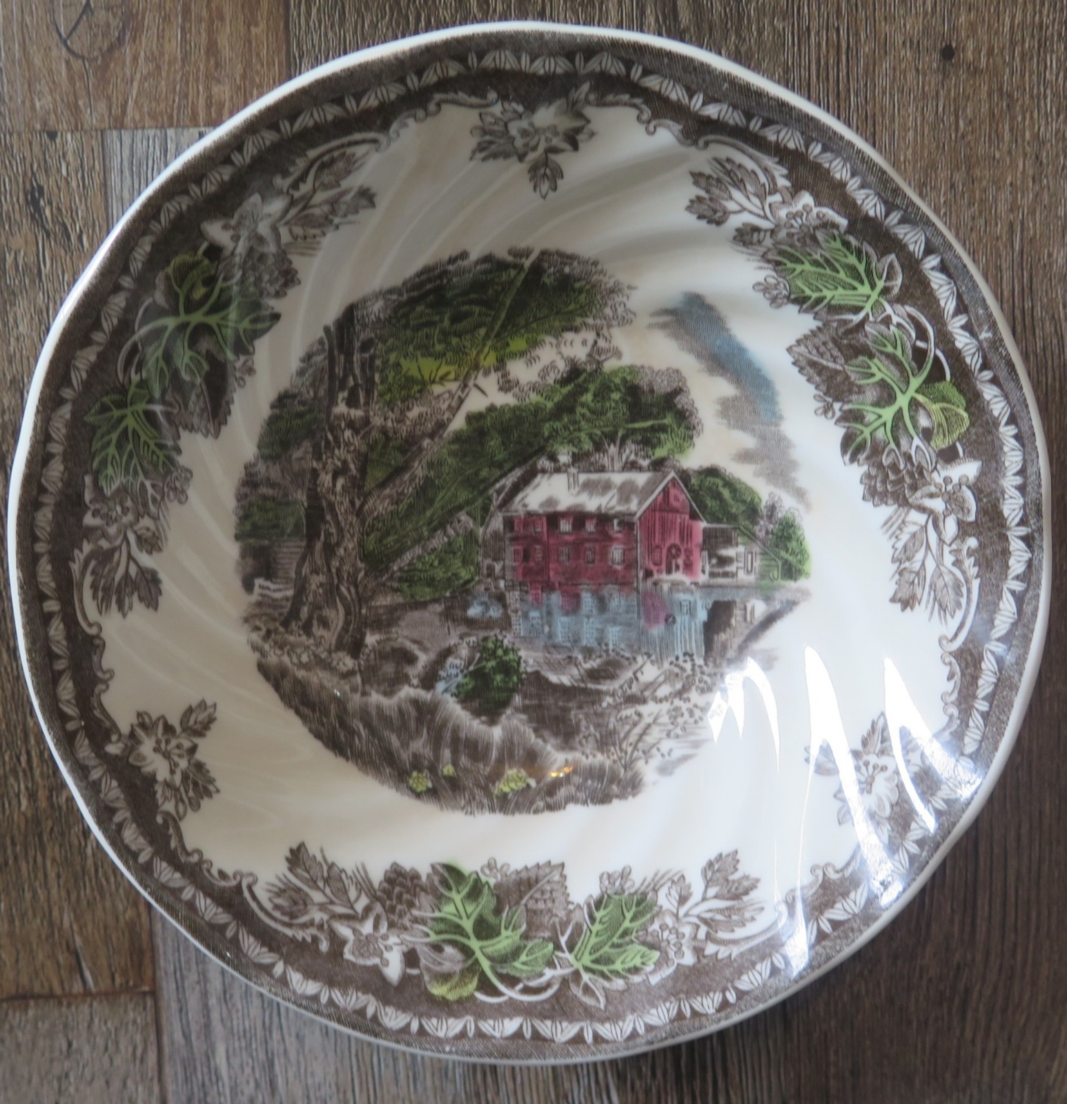 Lot 4 Johnson Bros China The Friendly Village Covered Bridge 6″ Bowls