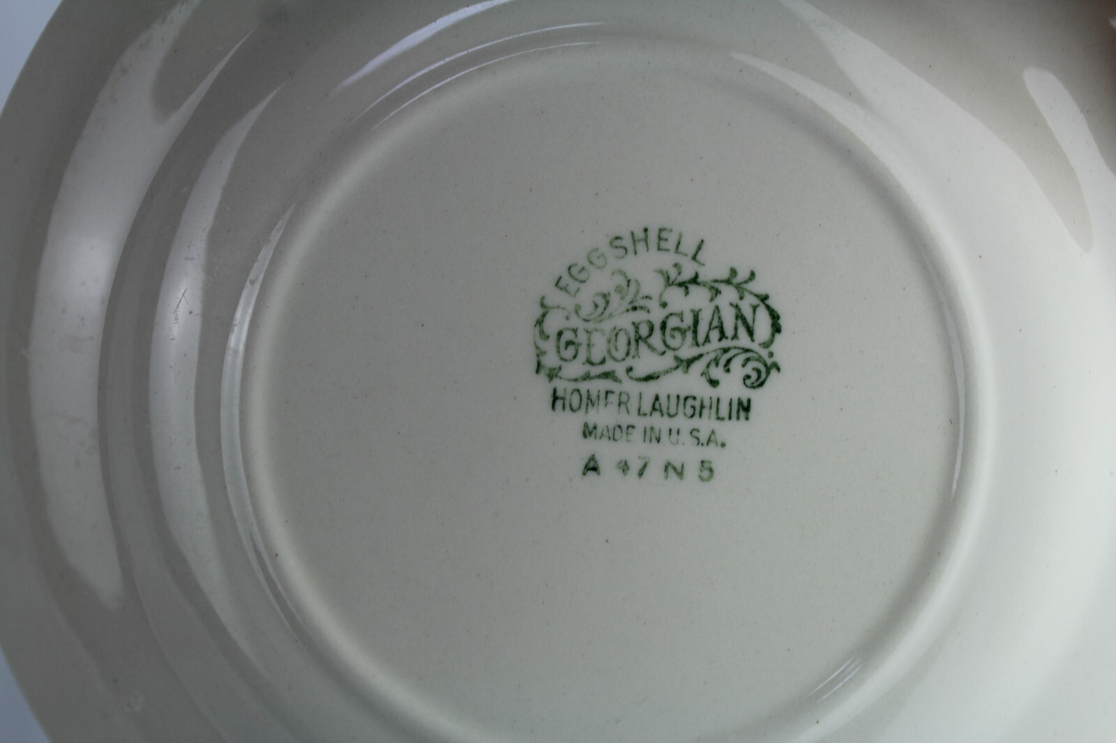 Homer Laughlin Countess Eggshell Georgian China A49 N5 Bread & Butter 6 1/4”