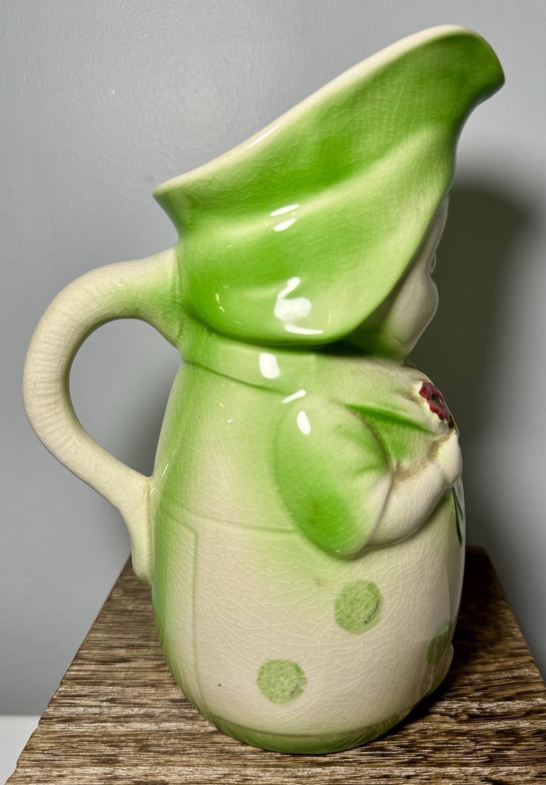 Lot of 3 Vintage Blue Ridge Southern Pottery “Betsy” Jugs Pitchers RARE!!!