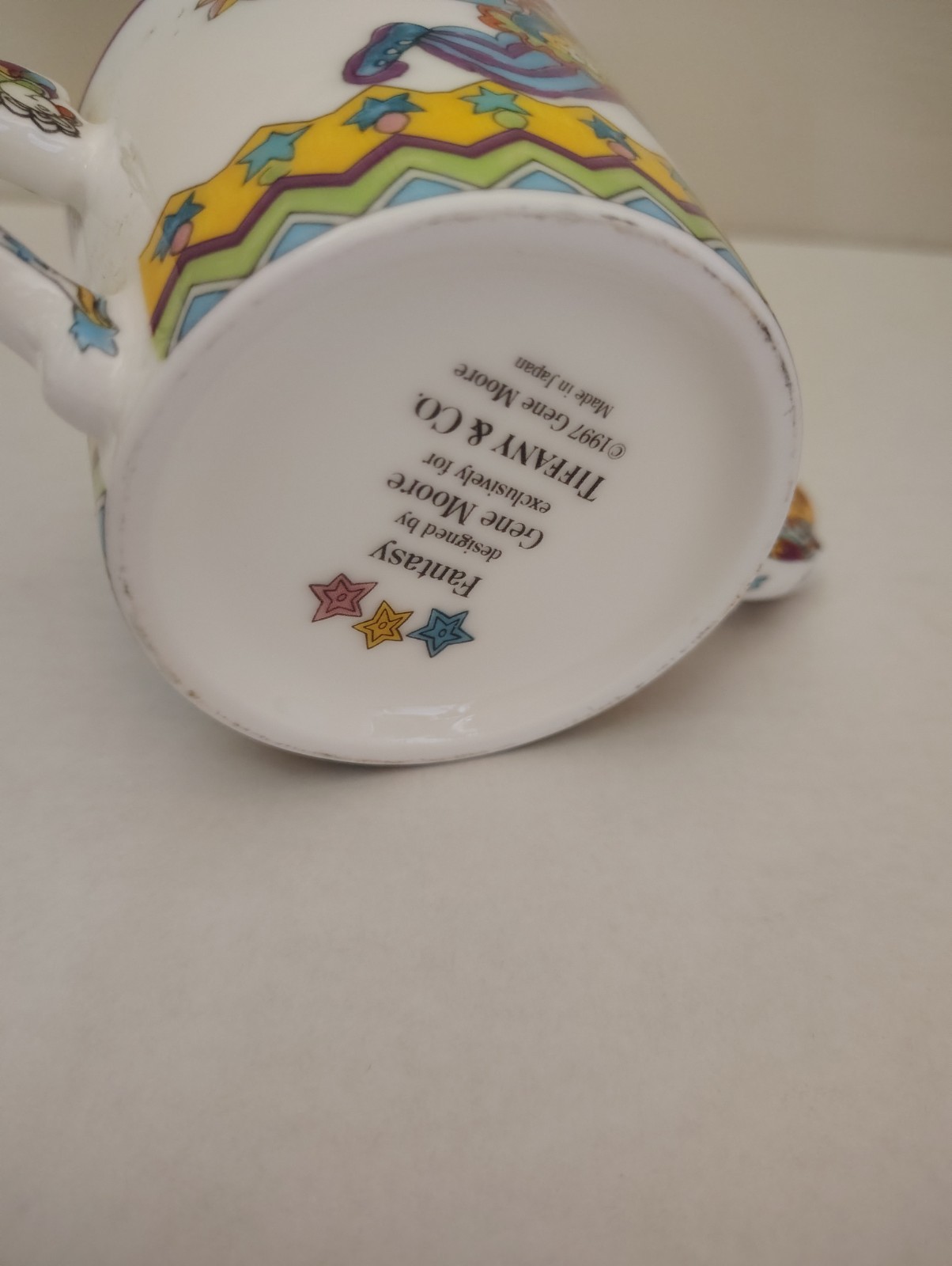1997 Tiffany & Co ‘Fantasy’ Collection by Gene Moore Plate Bowl Cup Set READ