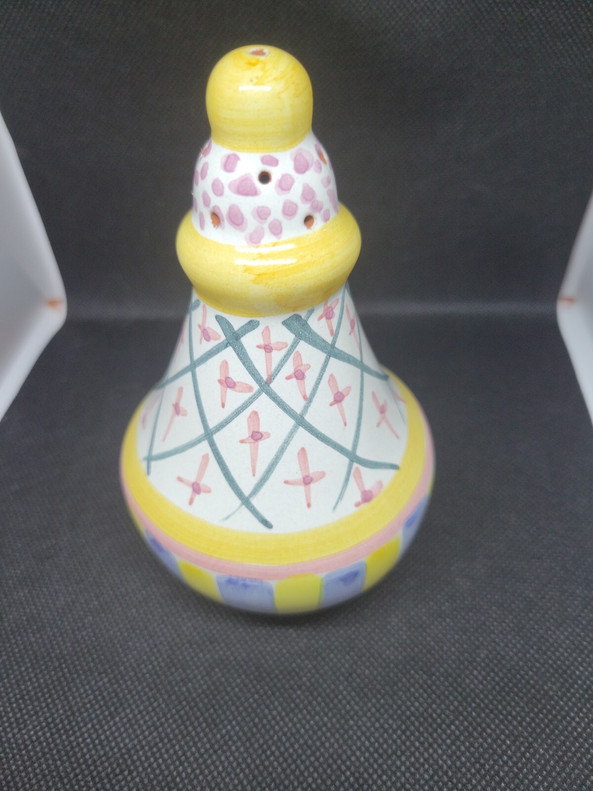 Mackenzie Childs Taylor “Monet” Salt/pepper Shaker 2000
