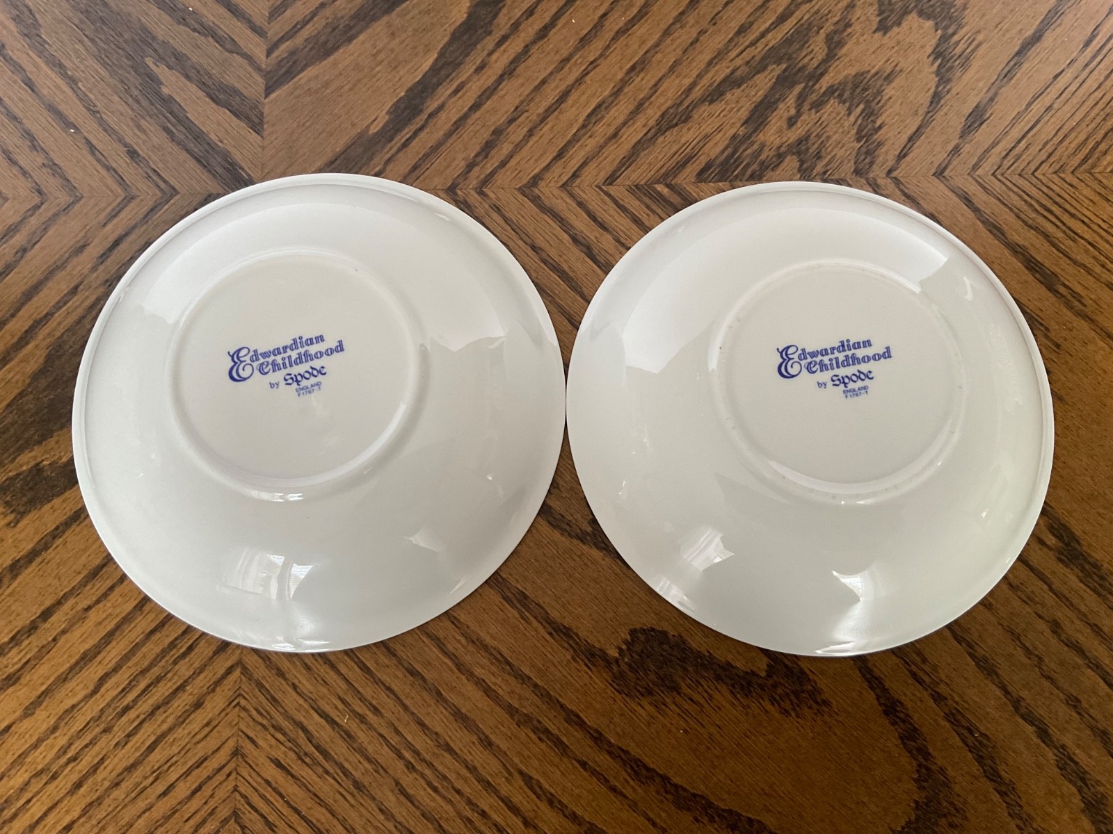 Spode Edwardian Childhood 2 Cereal Bowls 6 1/4″