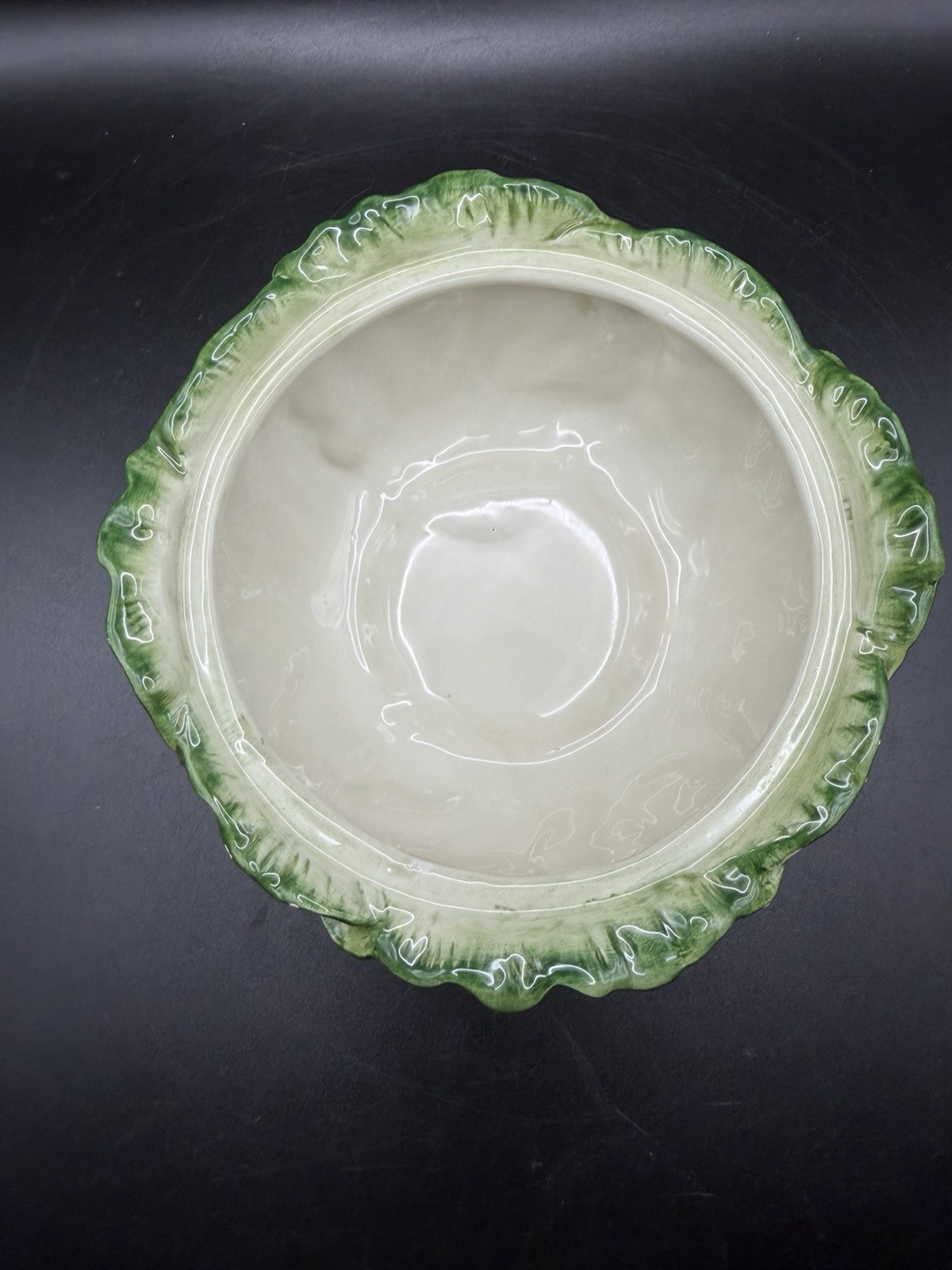 Vtg Fitz& Floyd Classics Ceramic Bowl W/Lid “Gardening Gourmet” 5” Tall Majolica