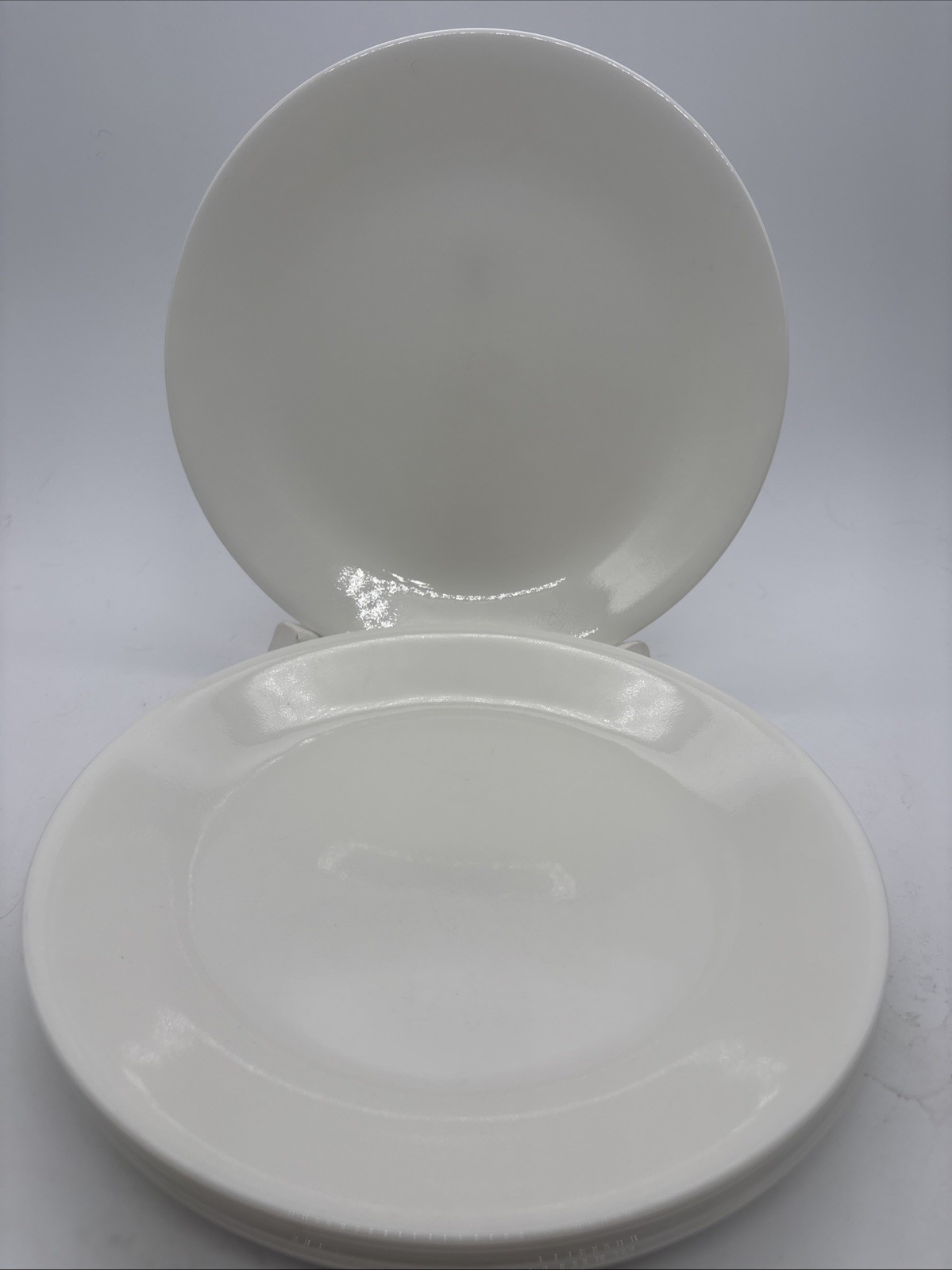 Set Of 6 Market Street New York Corelle 8 1/2” White Lunch Plates No Chips