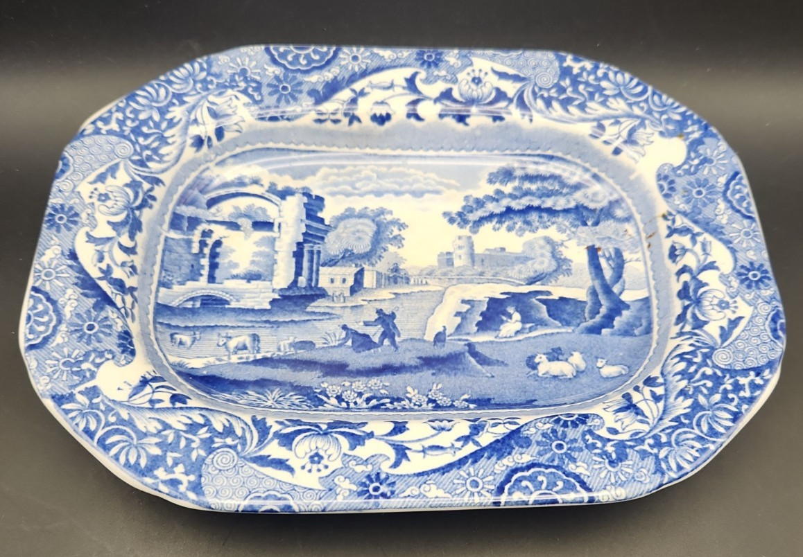 Stunning! Copeland Spode Sauce Tureen “Italian” Pattern 4-Piece Set CA 1891-1920