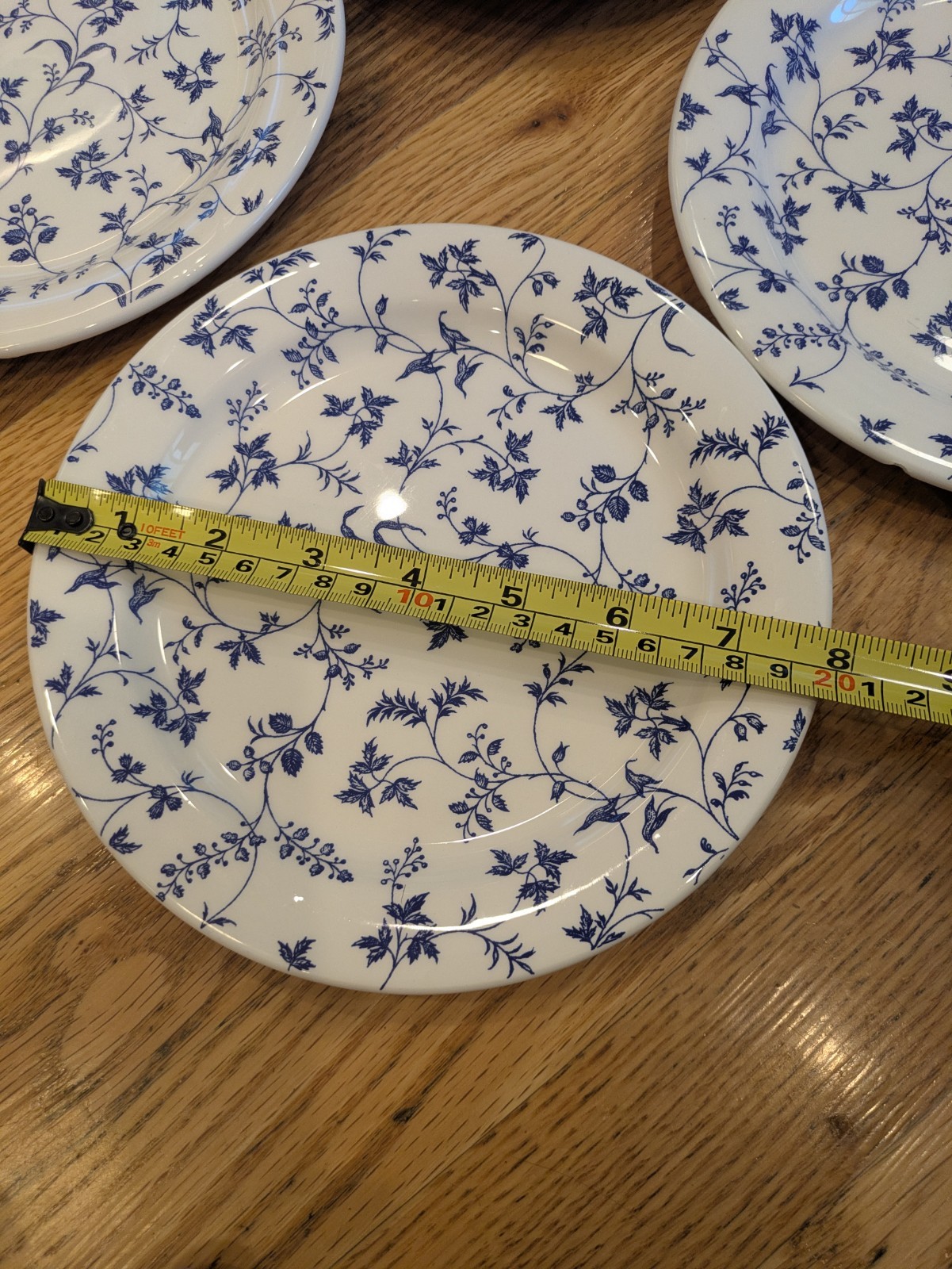 (4) Windsor & Browne Salad Plates 7-3/4″ Quadrifoglio Made in Italy Floral READ